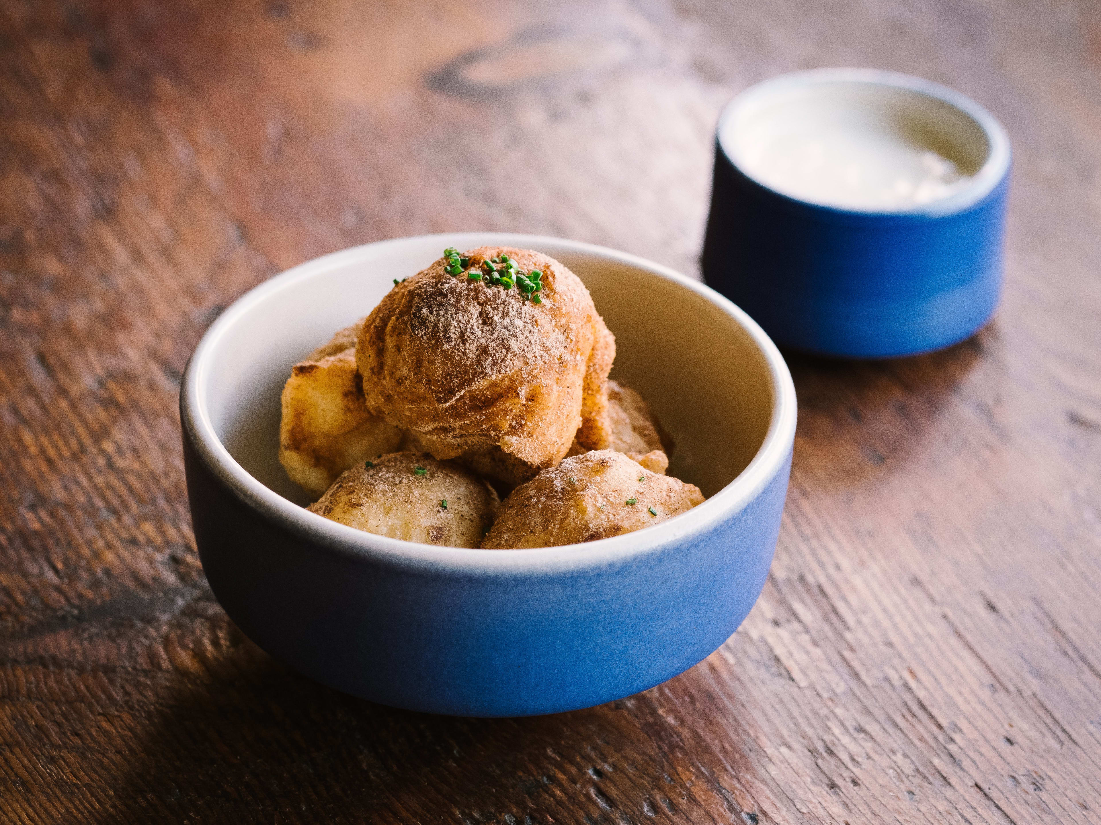 The porcini doughnuts at Rich Table