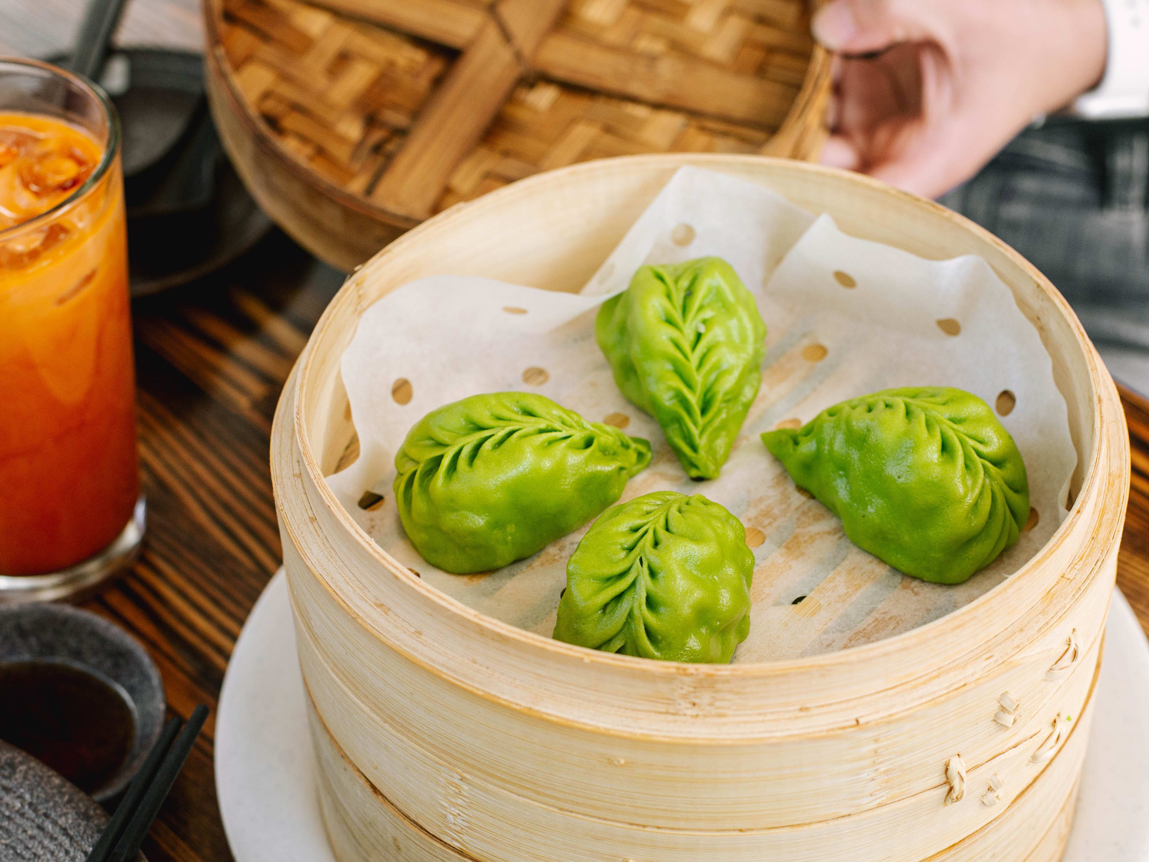 The vegetable dumplings at Dumpling Home