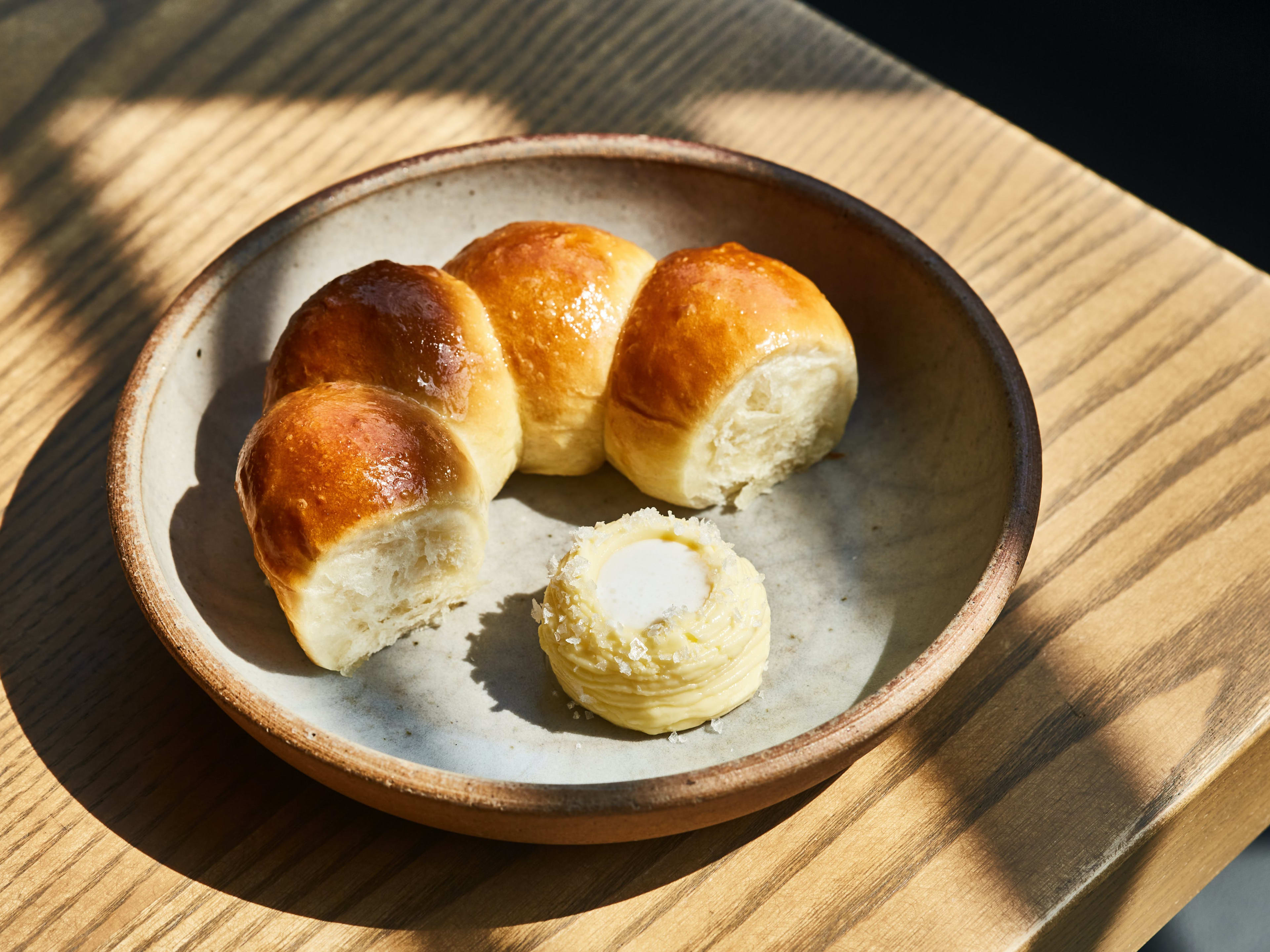 The Parker house rolls at Ernest