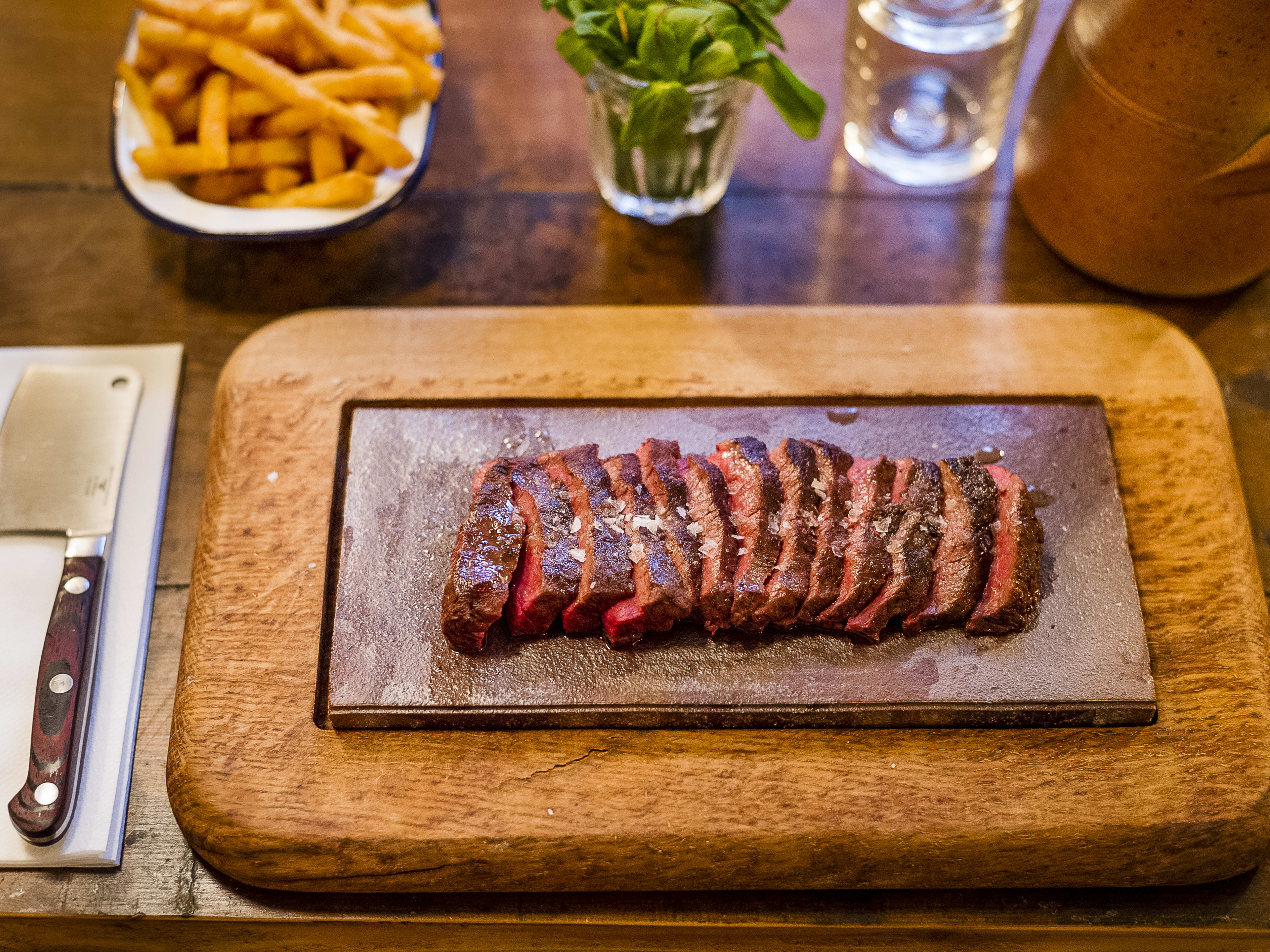 The steak at Flat Iron