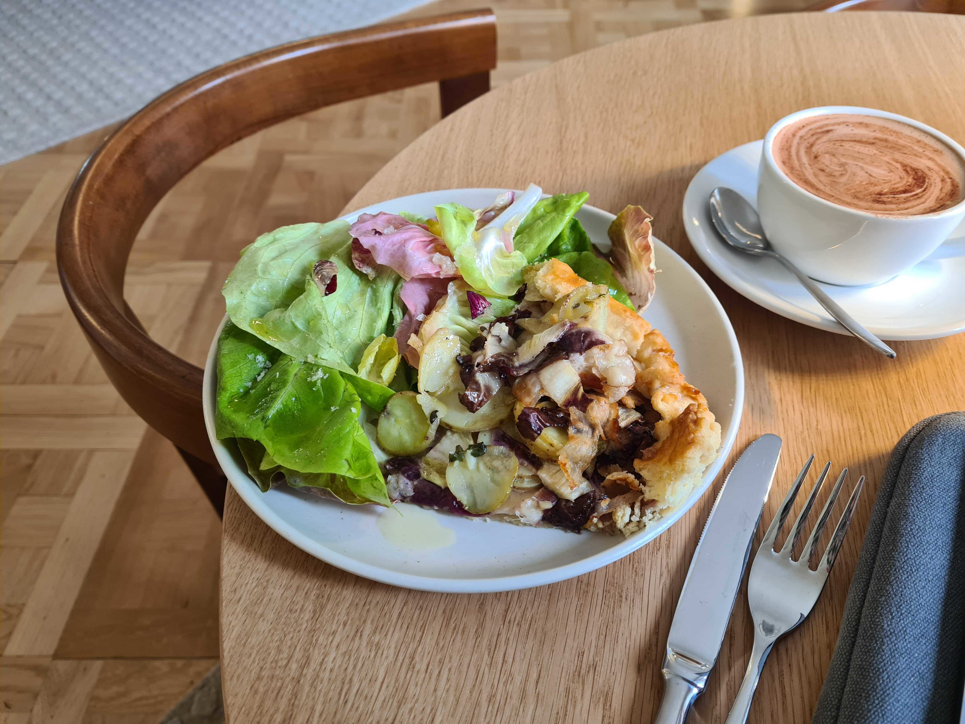 The galette at Cromwell Place Cafe in Kensington.