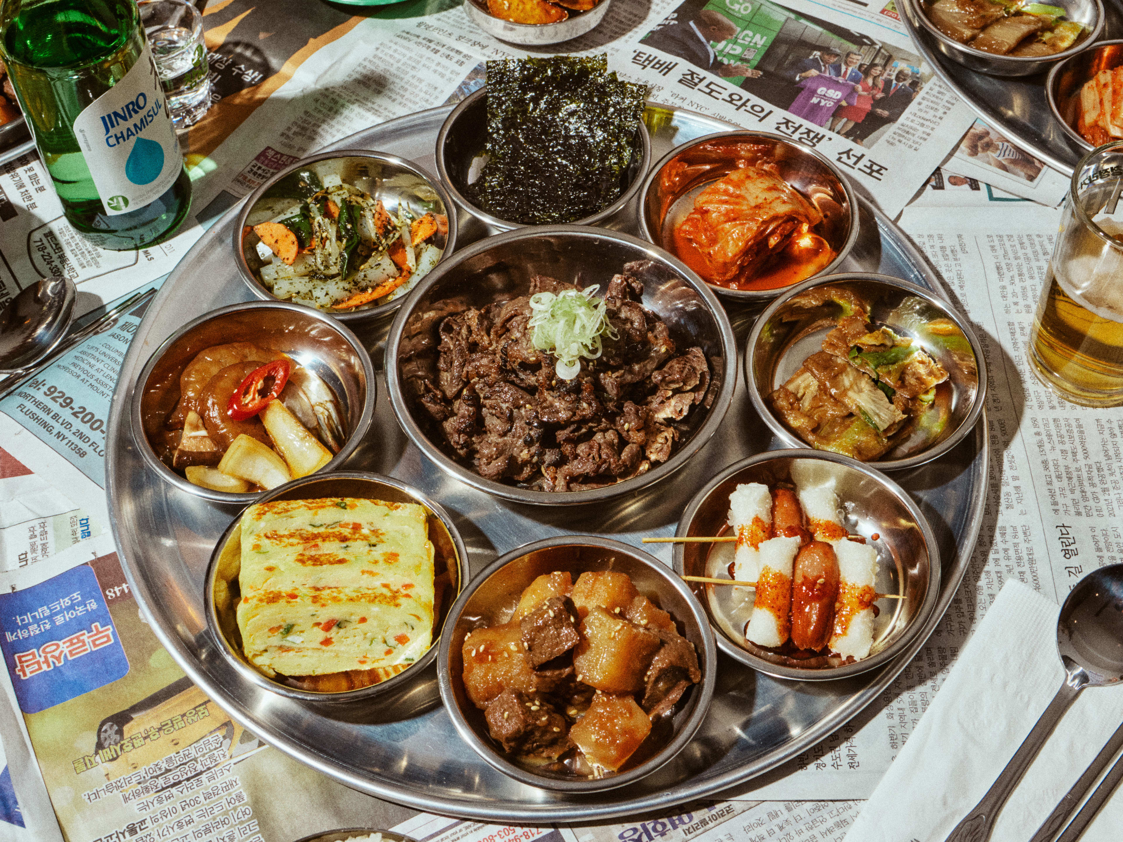 a bowl of bulgogi and banchan from kisa