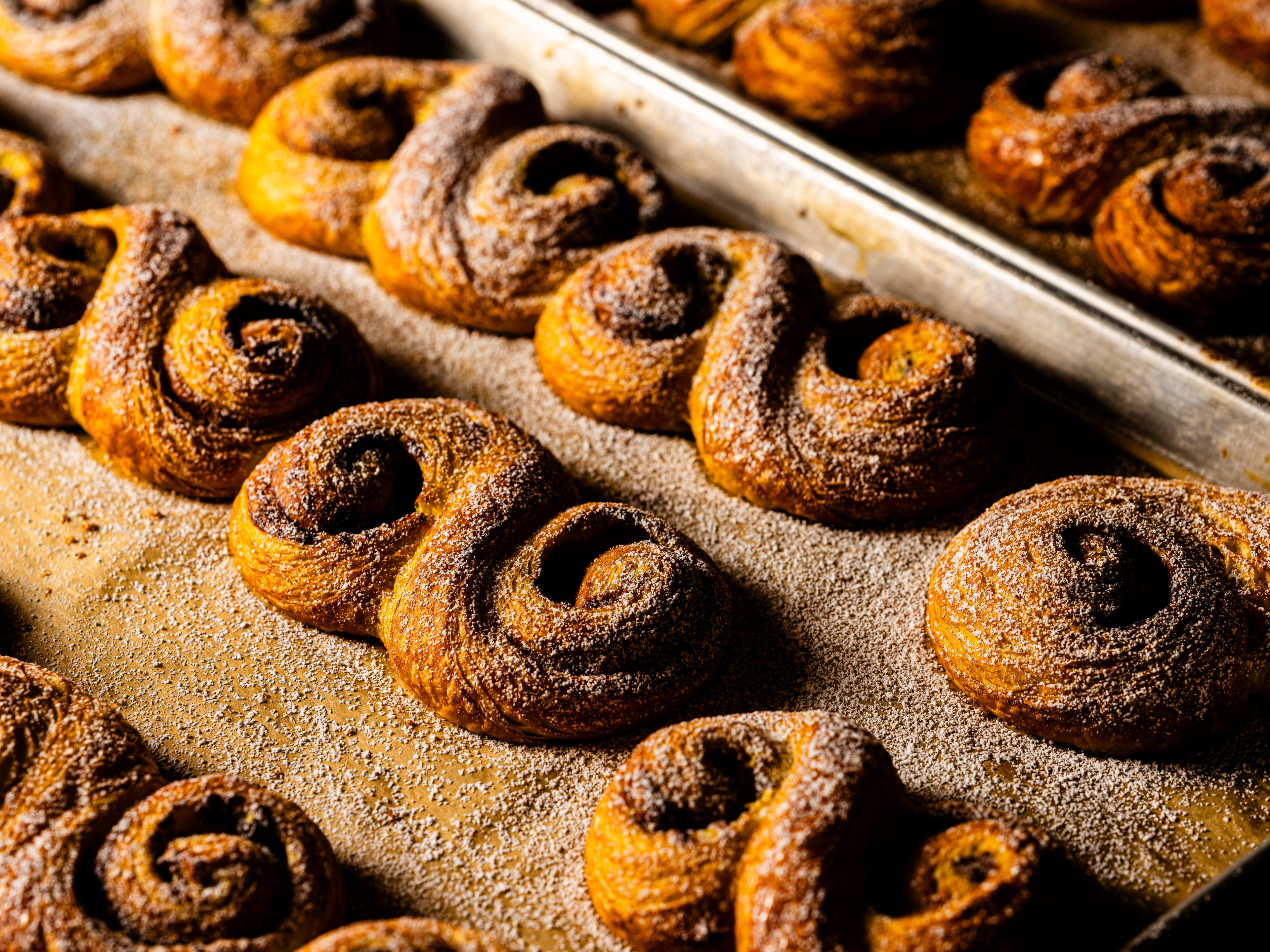 Swedish cinnamon twists at Saluhall in San Francisco.