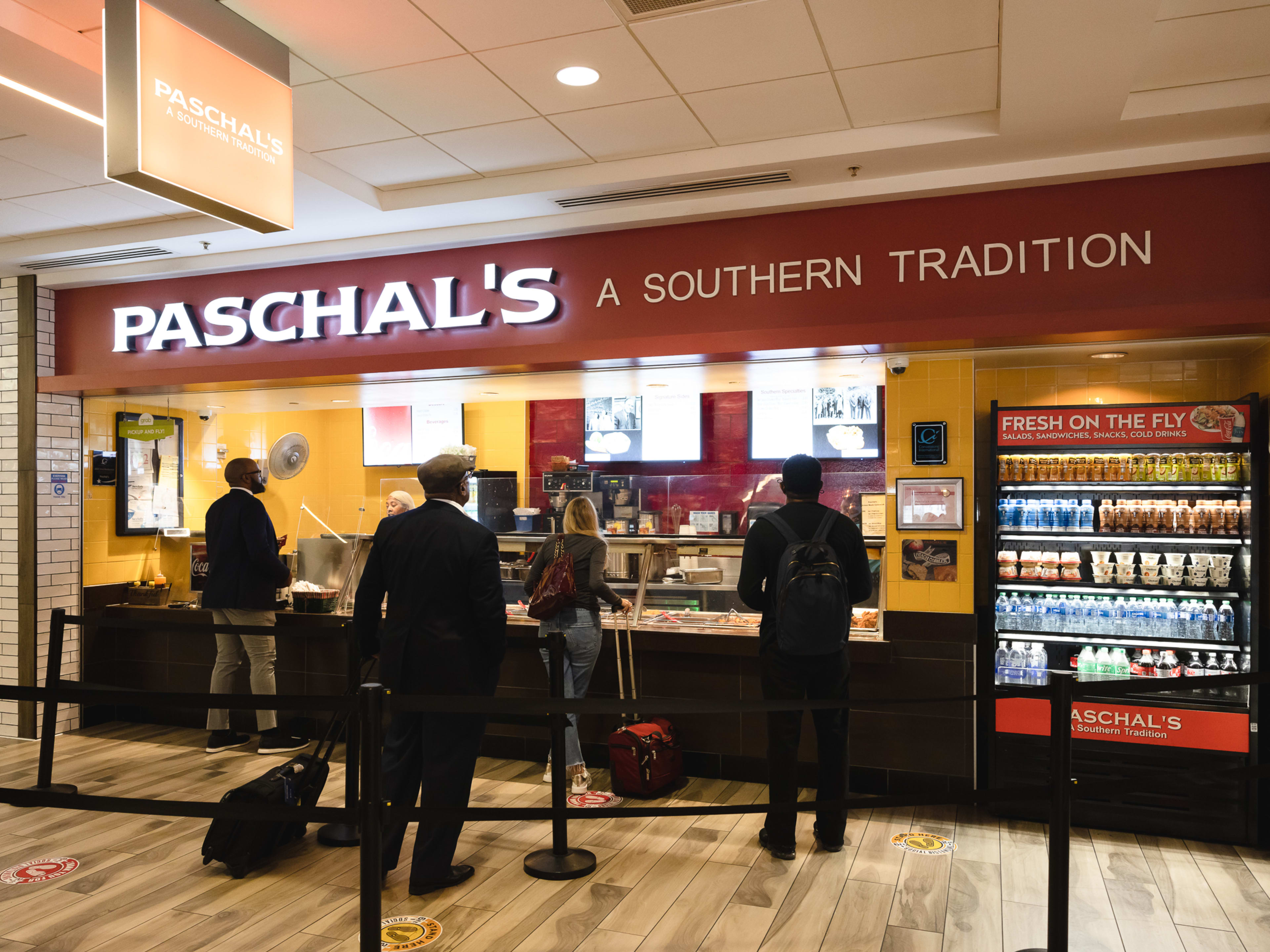 Paschal's storefront in the Atlanta Airport