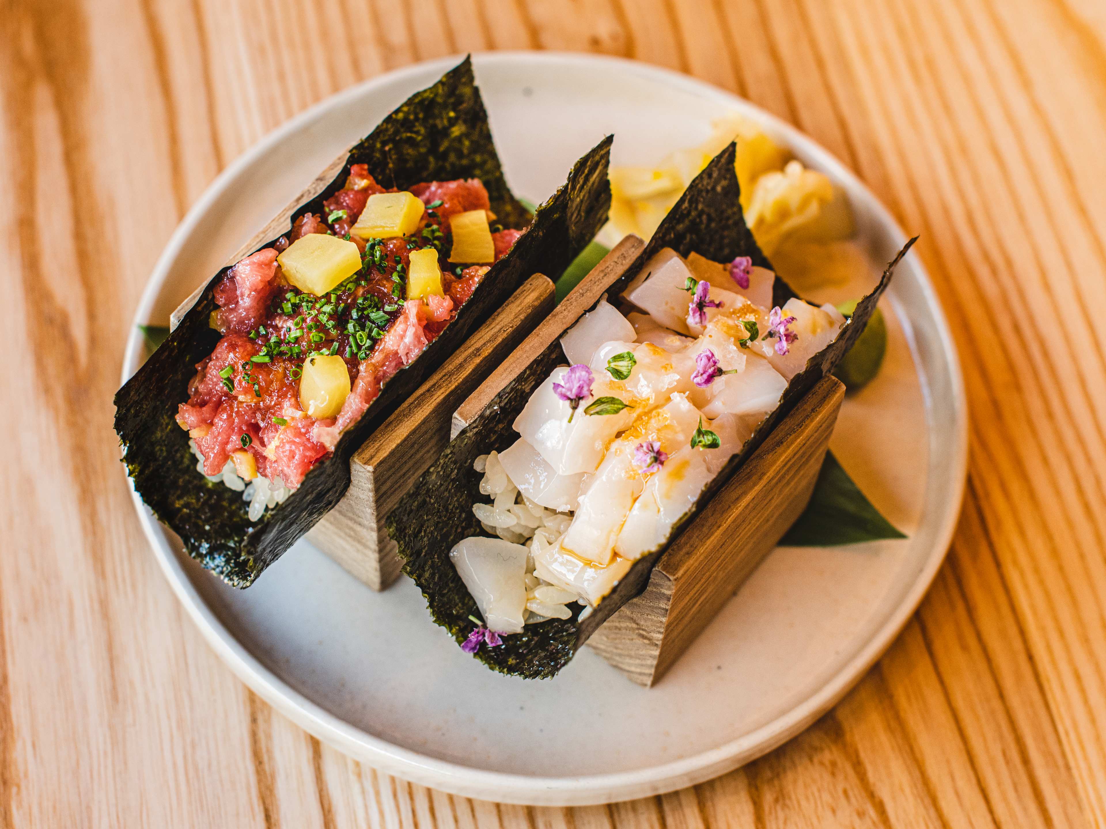 The temaki dish at Sumi