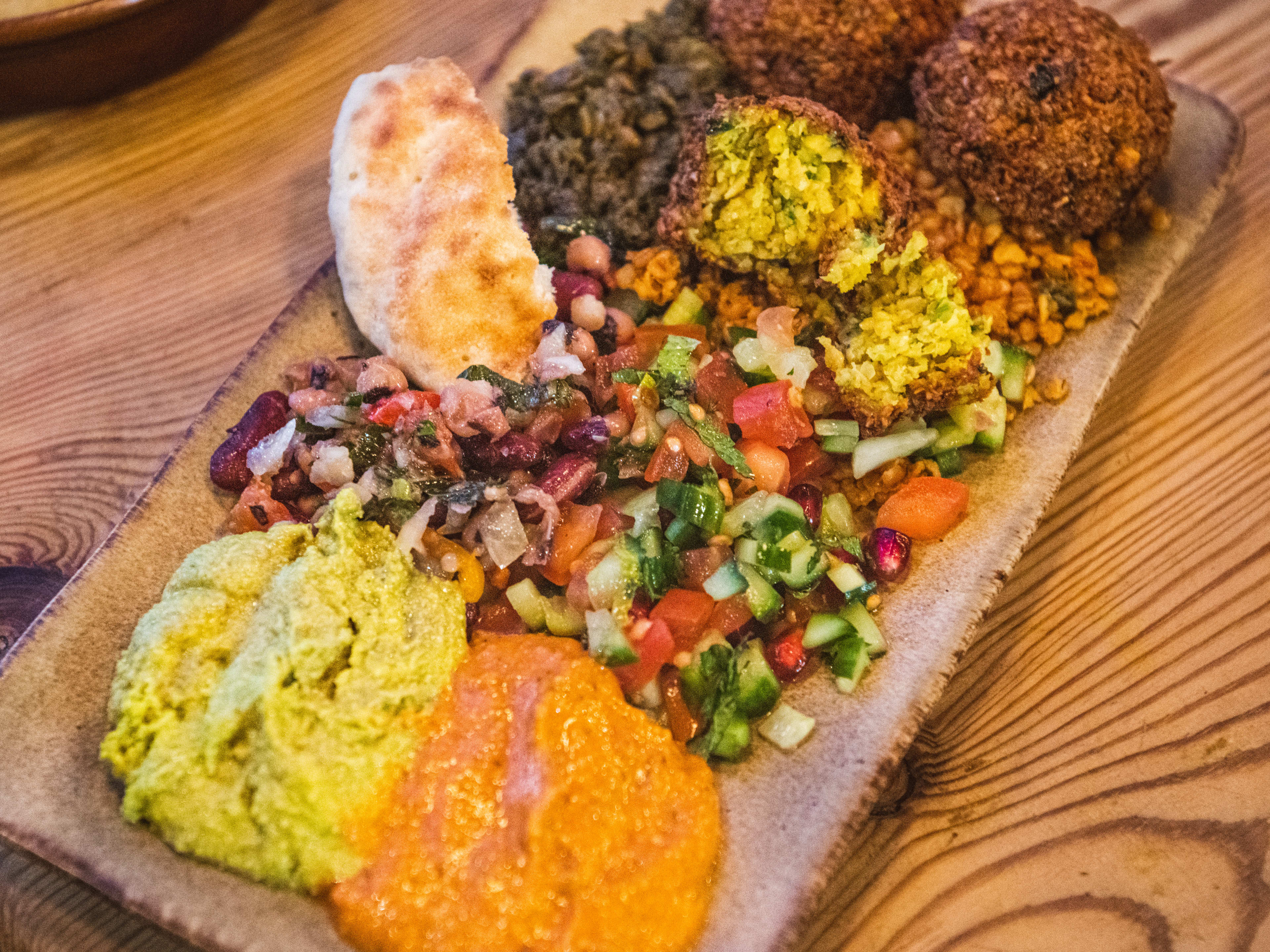 The Falafel Beauty platter from Yada’s.