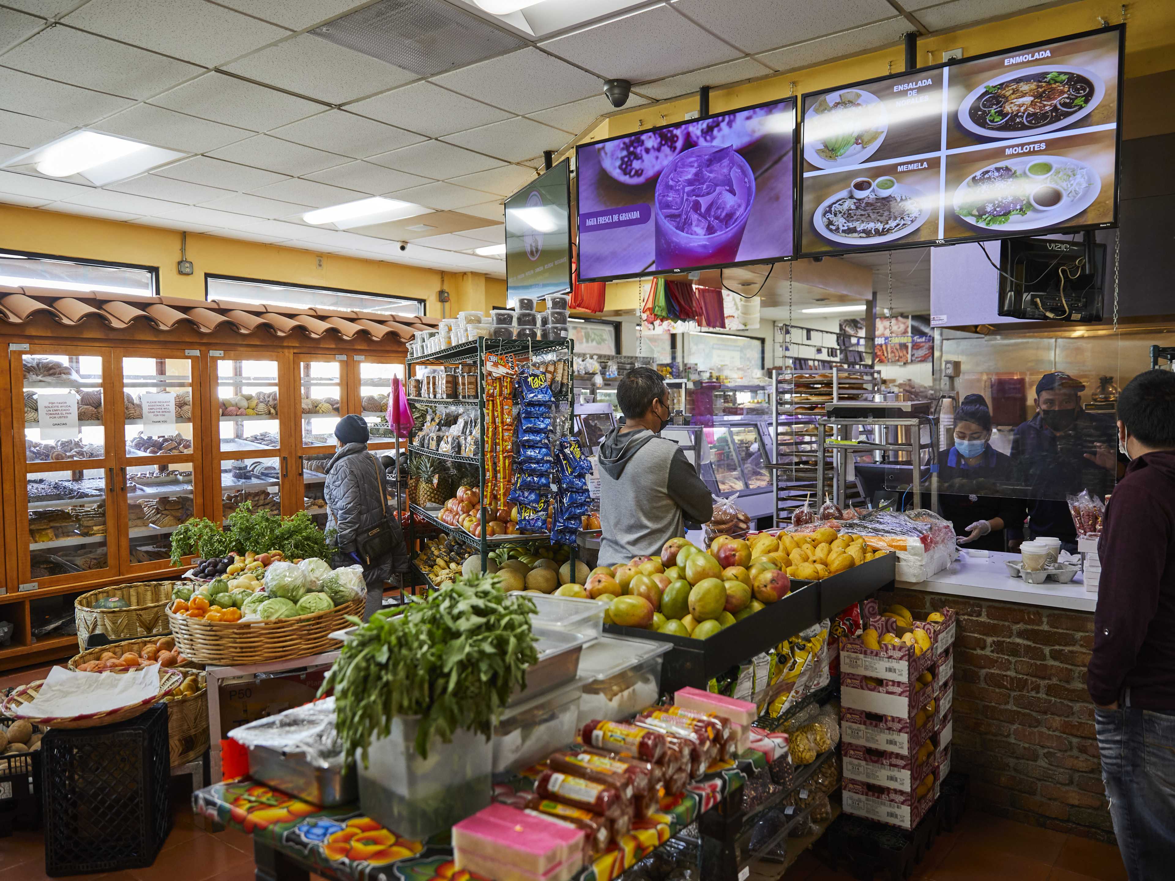 The order counter at La Mayordomía.