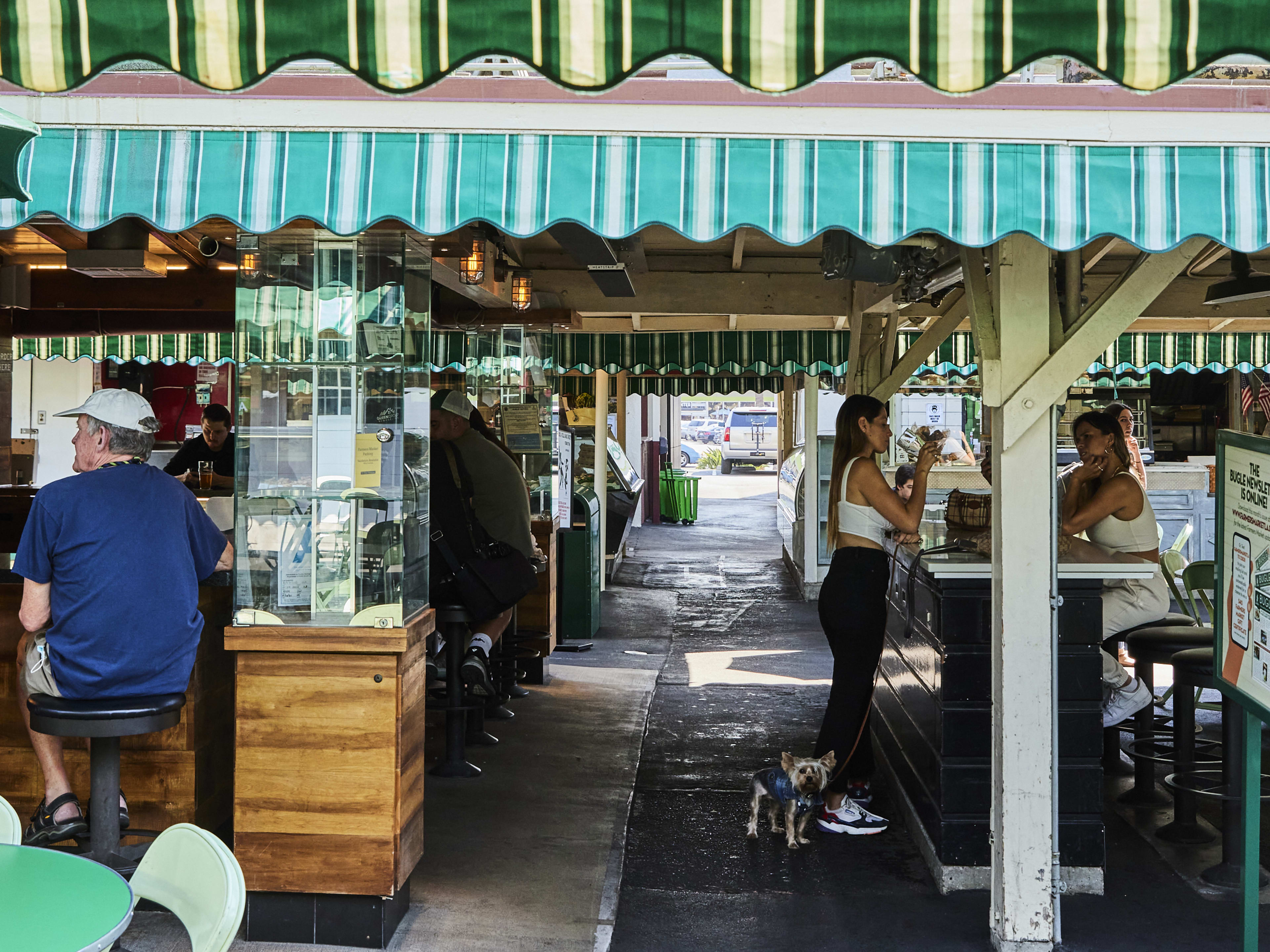 The covered stalls at The Original Farmers Market.