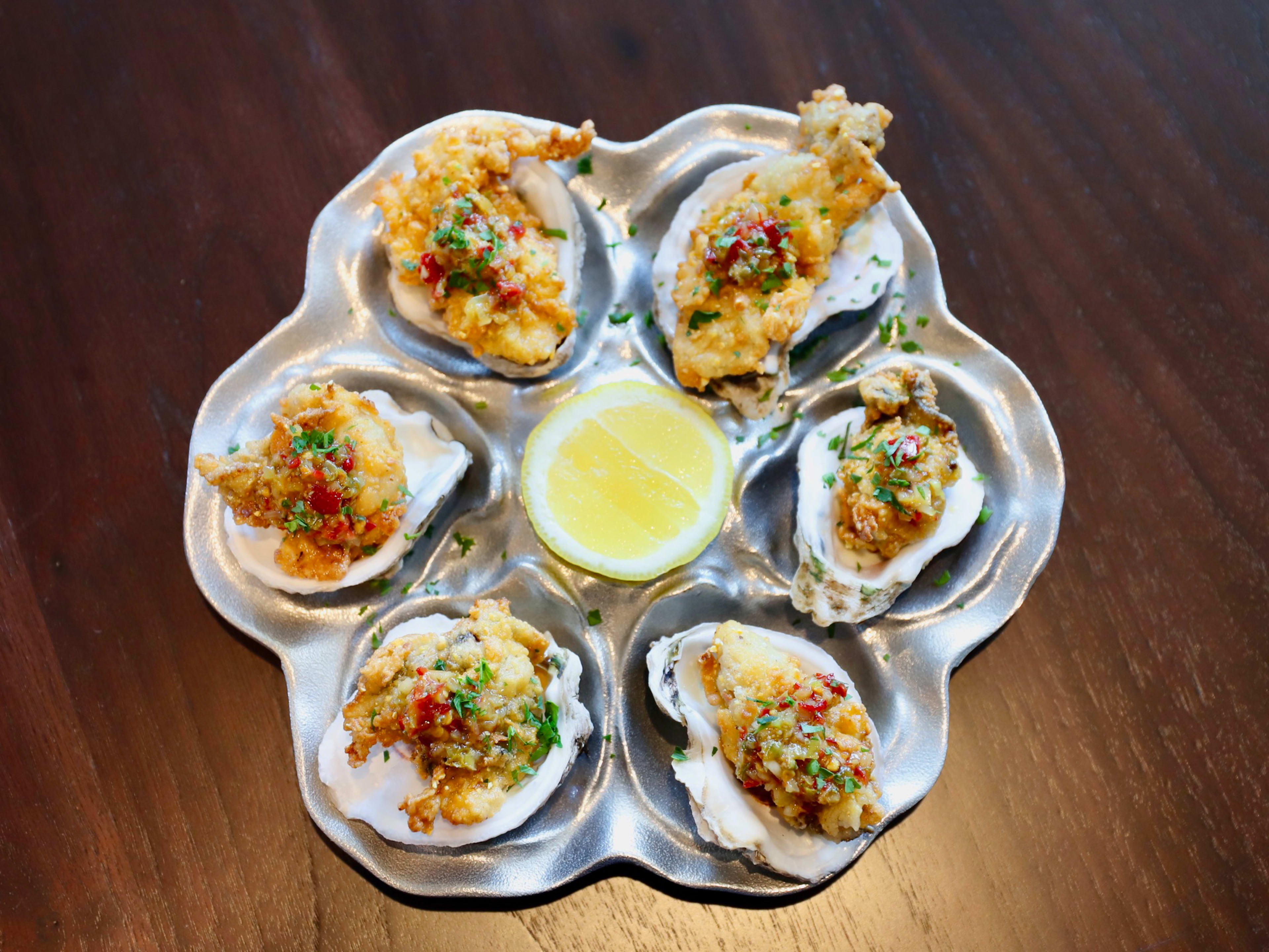 order of crispy oysters