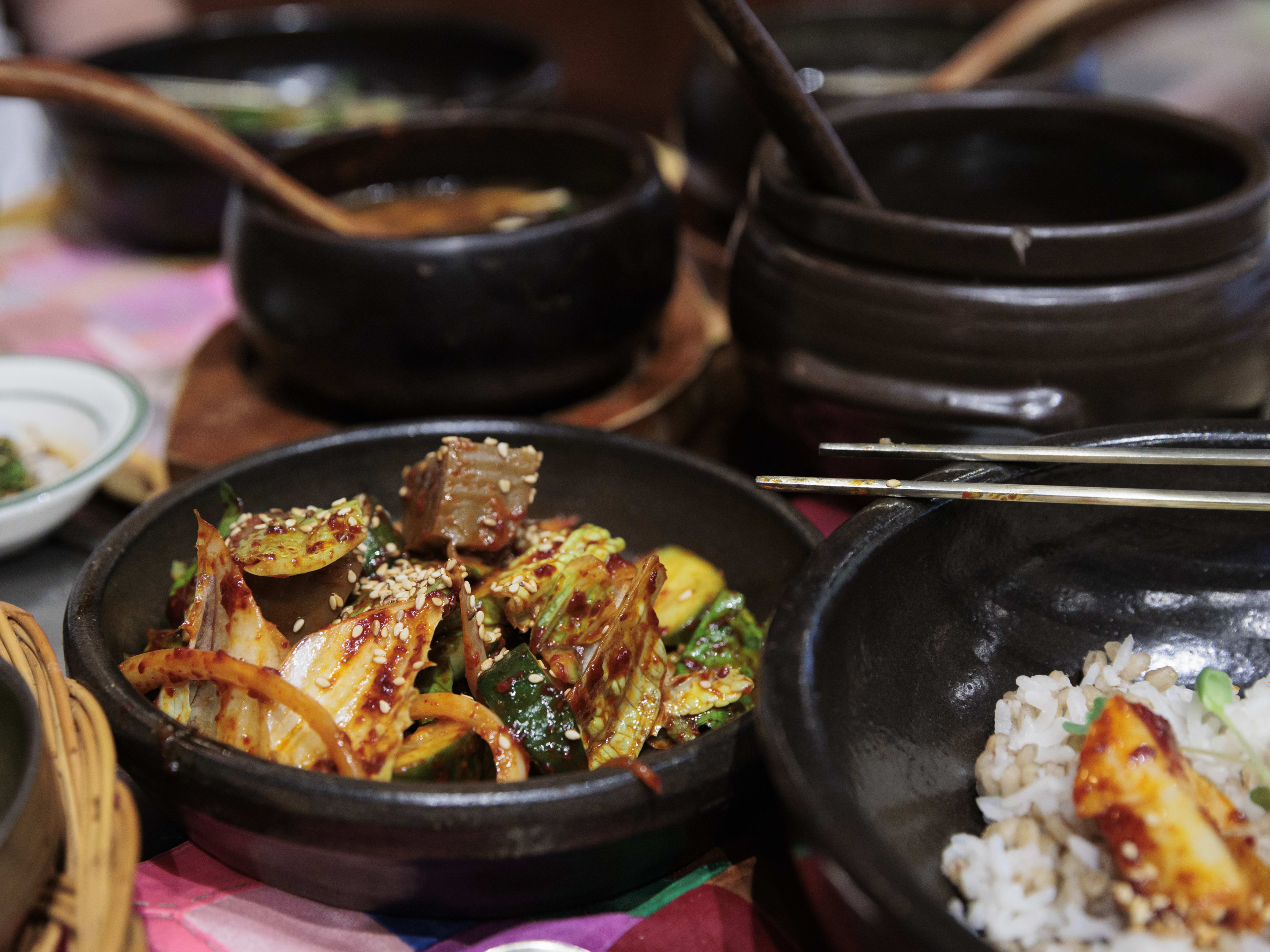 banchan from Borit Gogae.