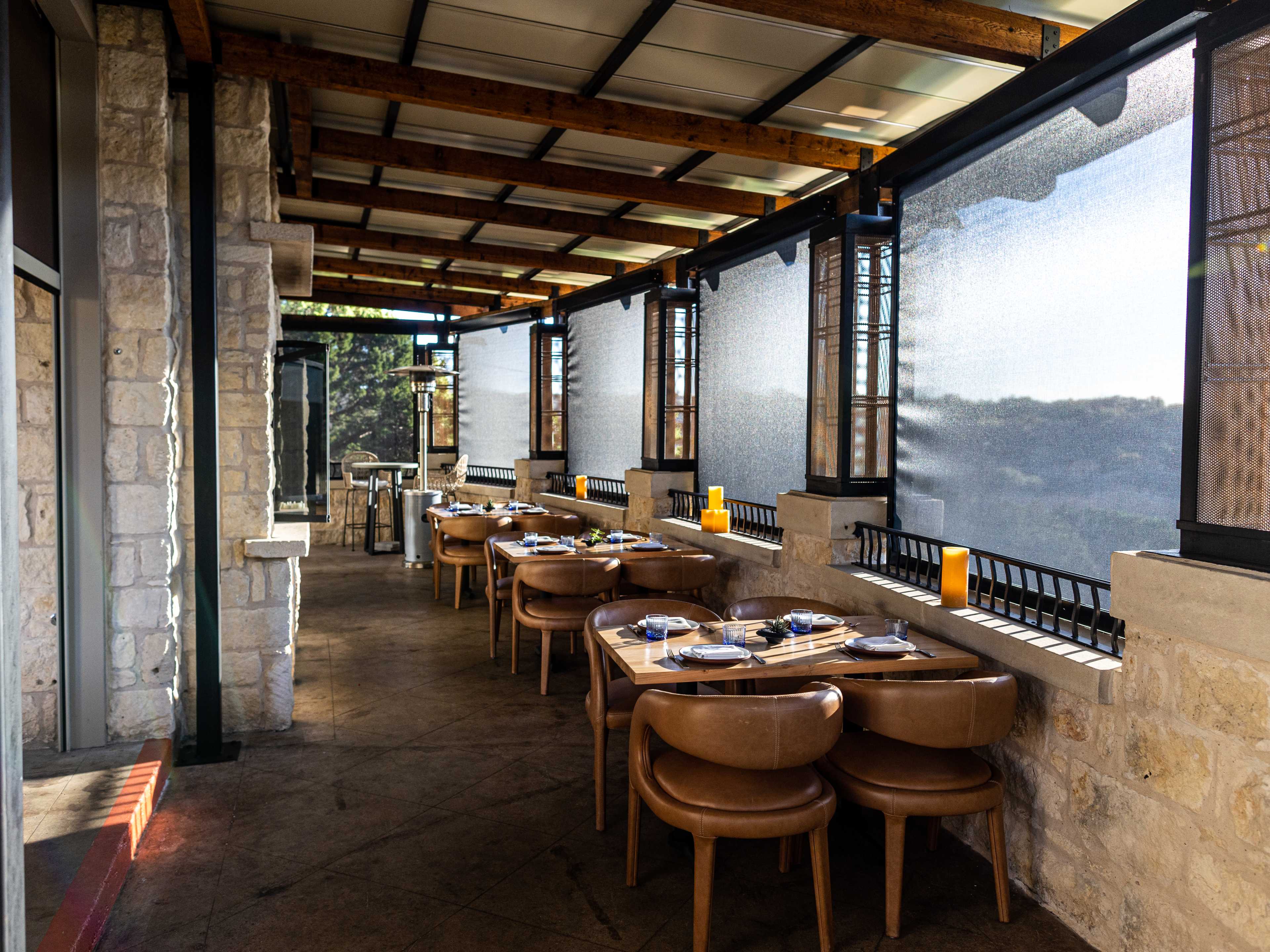 The balcony seating at Bulevar.