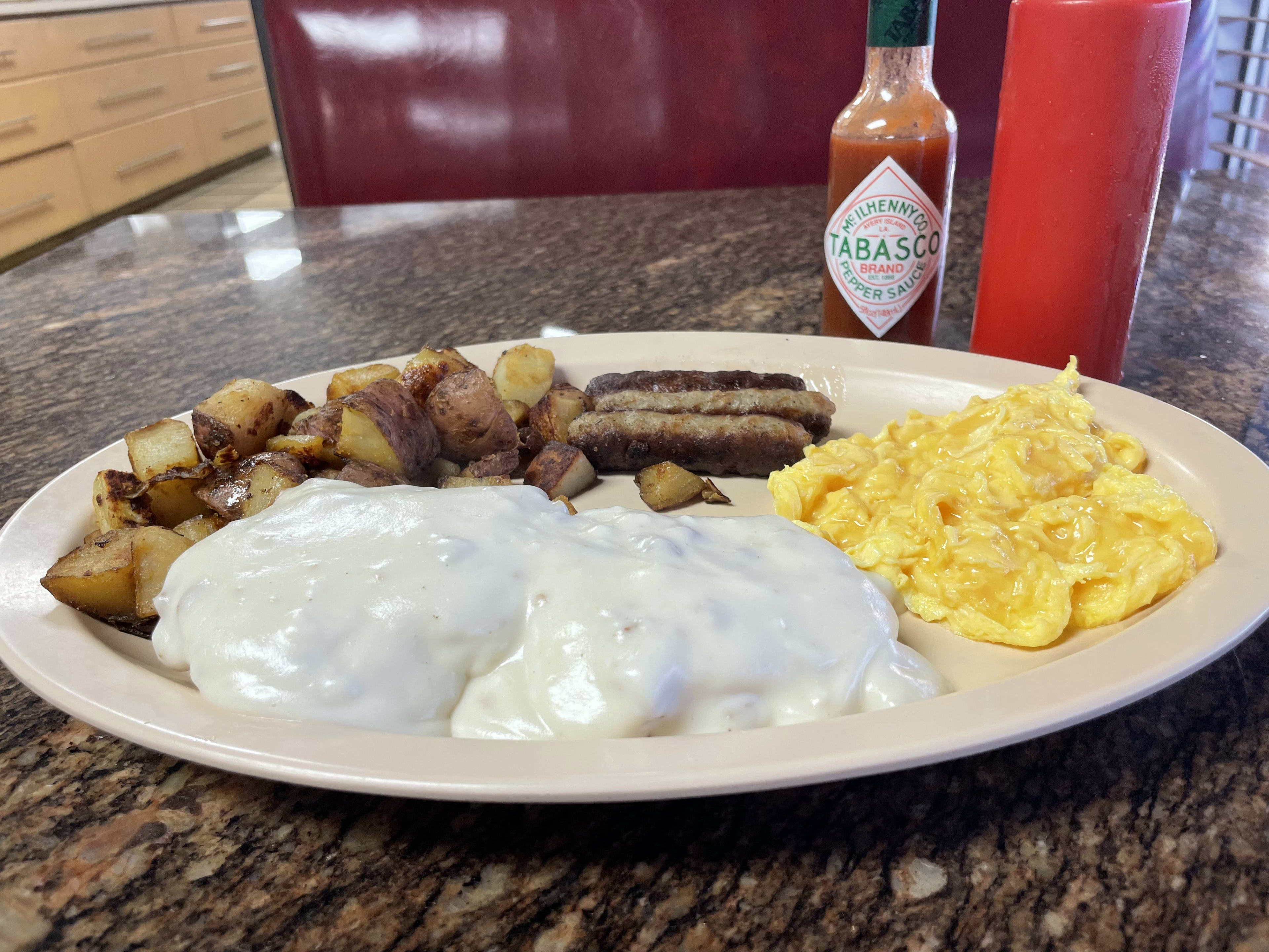 The Grand Slam Breakfast from Chuck Wagon on Bird Road.