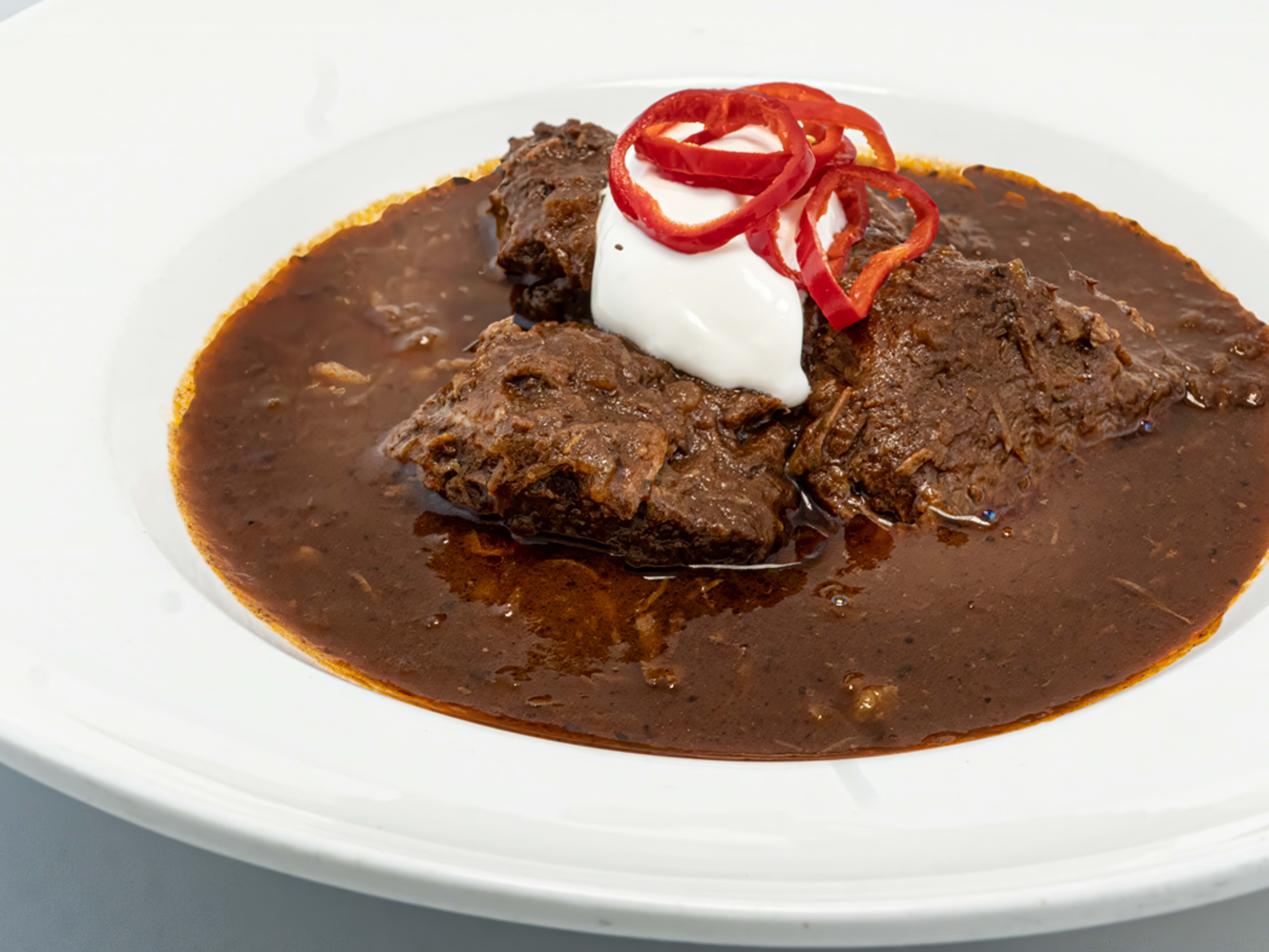 The beef goulash at Naschmarkt