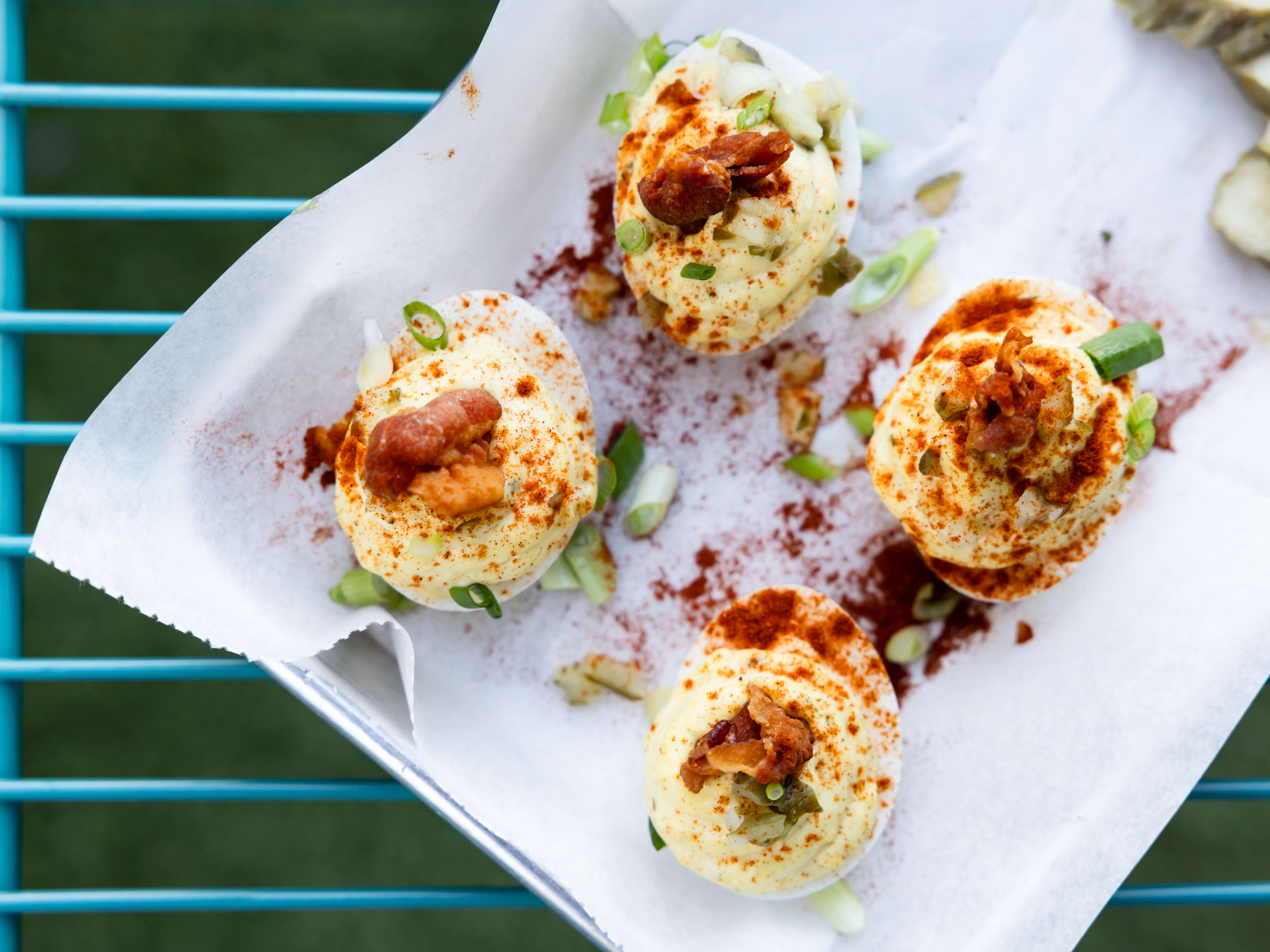 deviled eggs