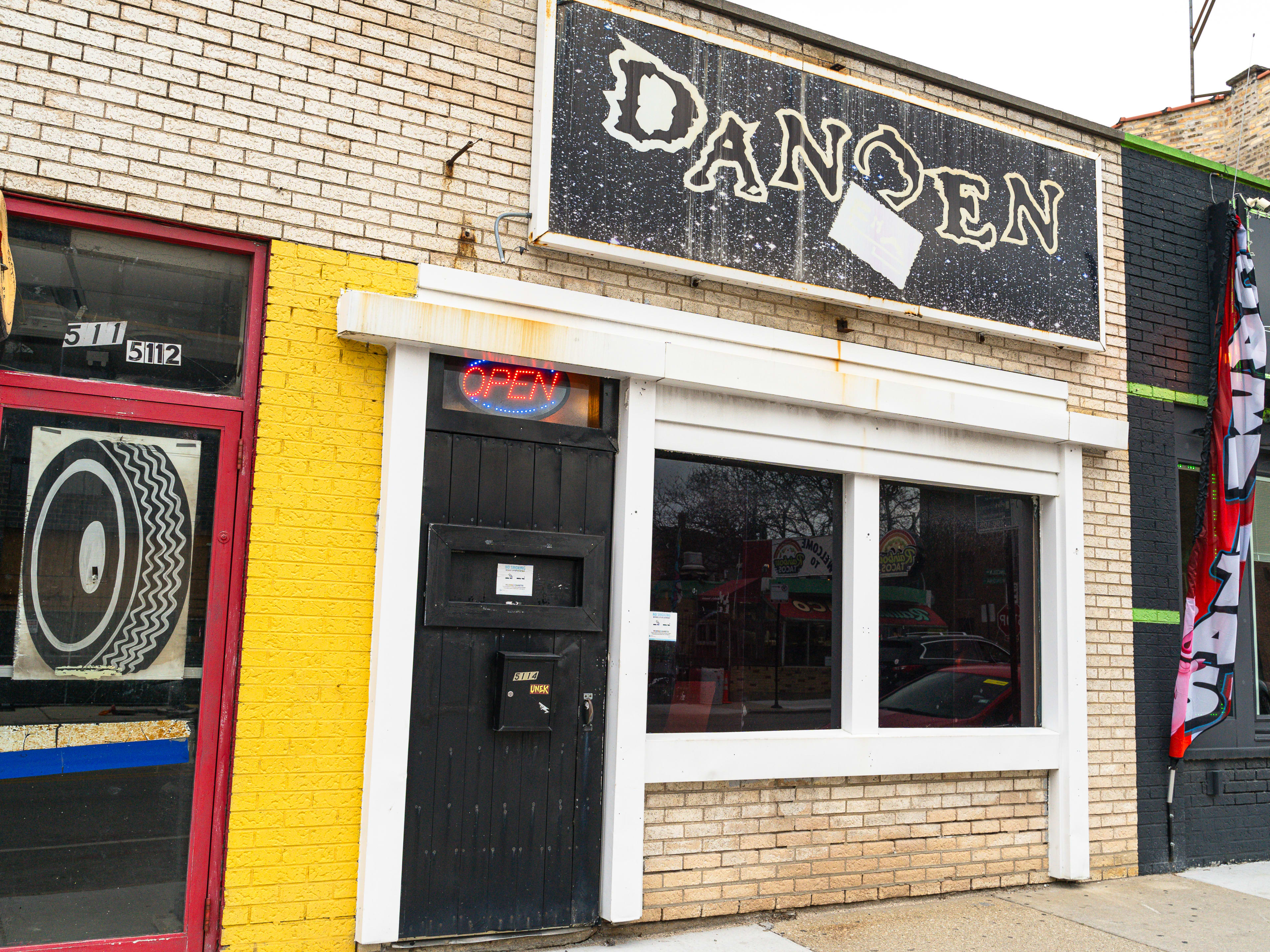 Exterior of Dancen in Chicago.