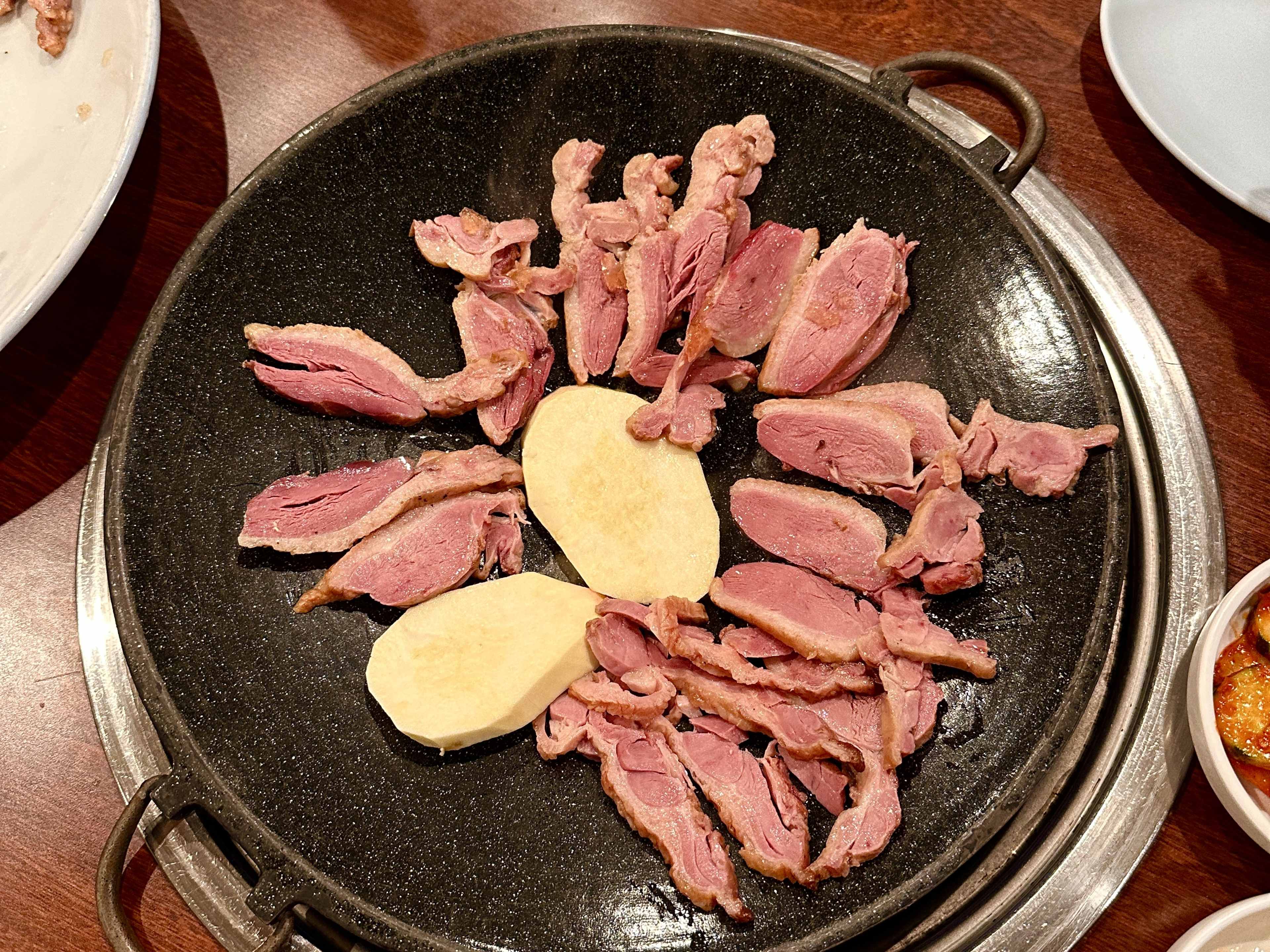 Dha Rae Ok smoked duck KBBQ