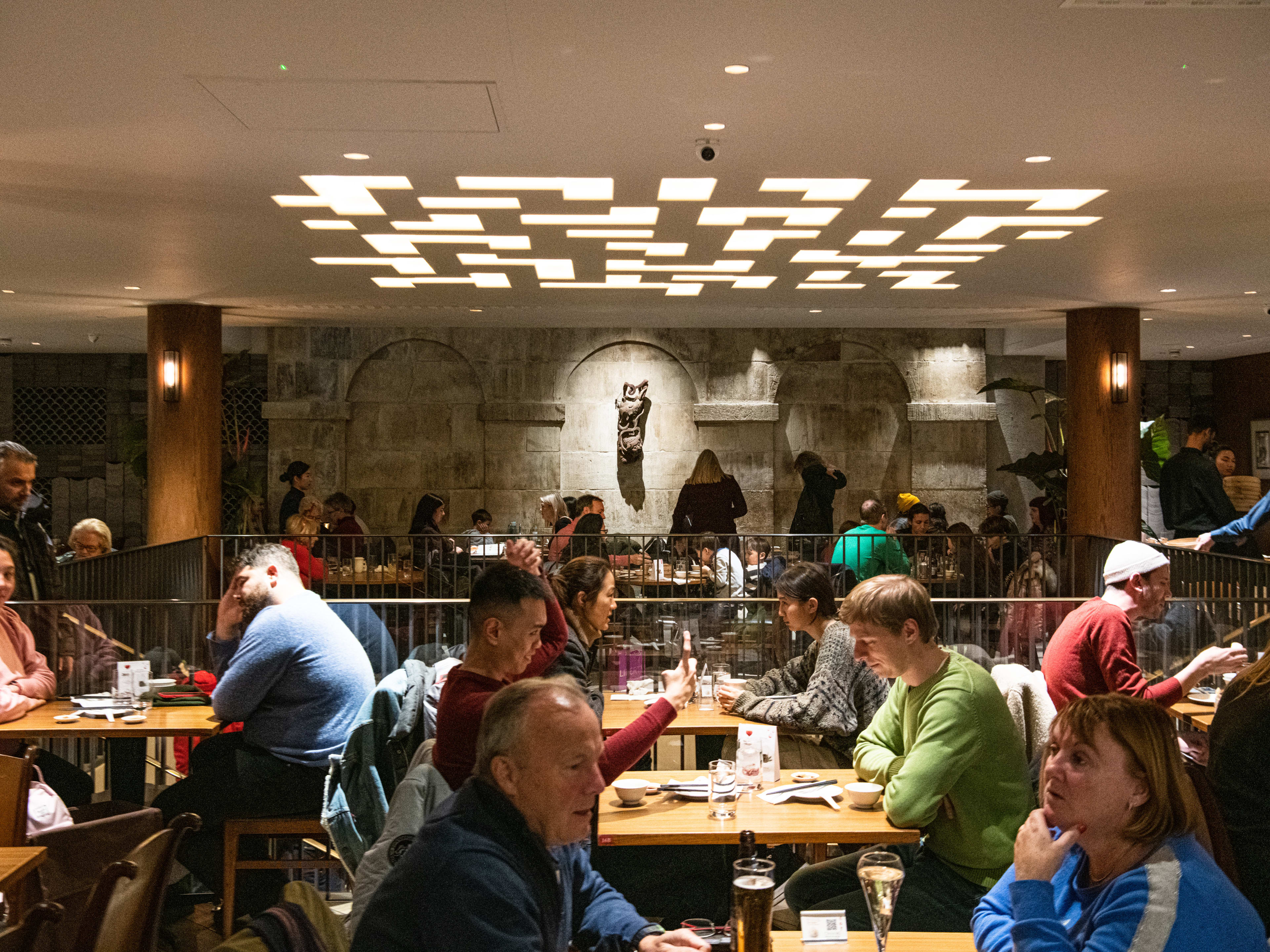 The interiors at Din Tai Fung.