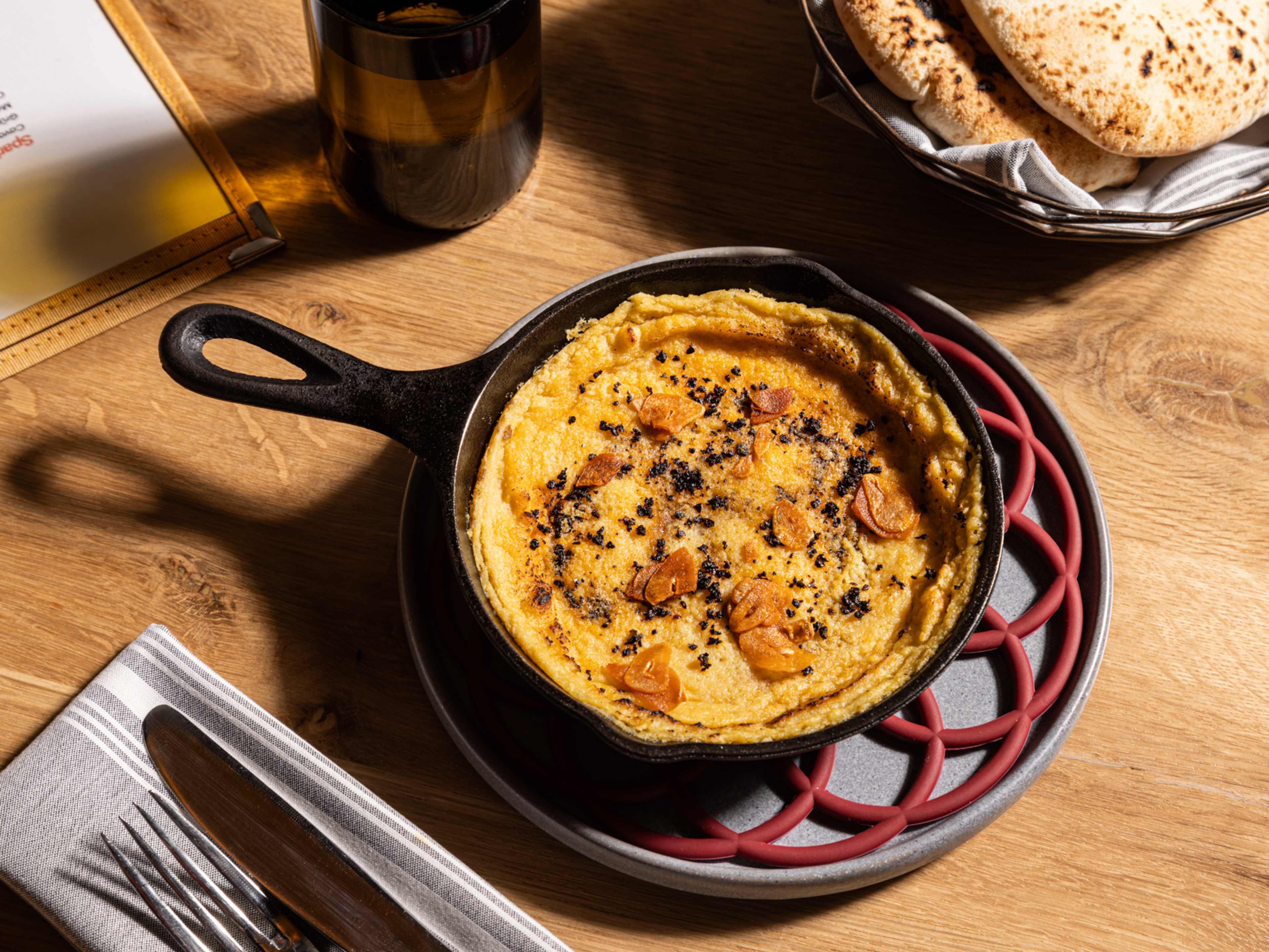 This is the Turkish hummus at Dizengoff.