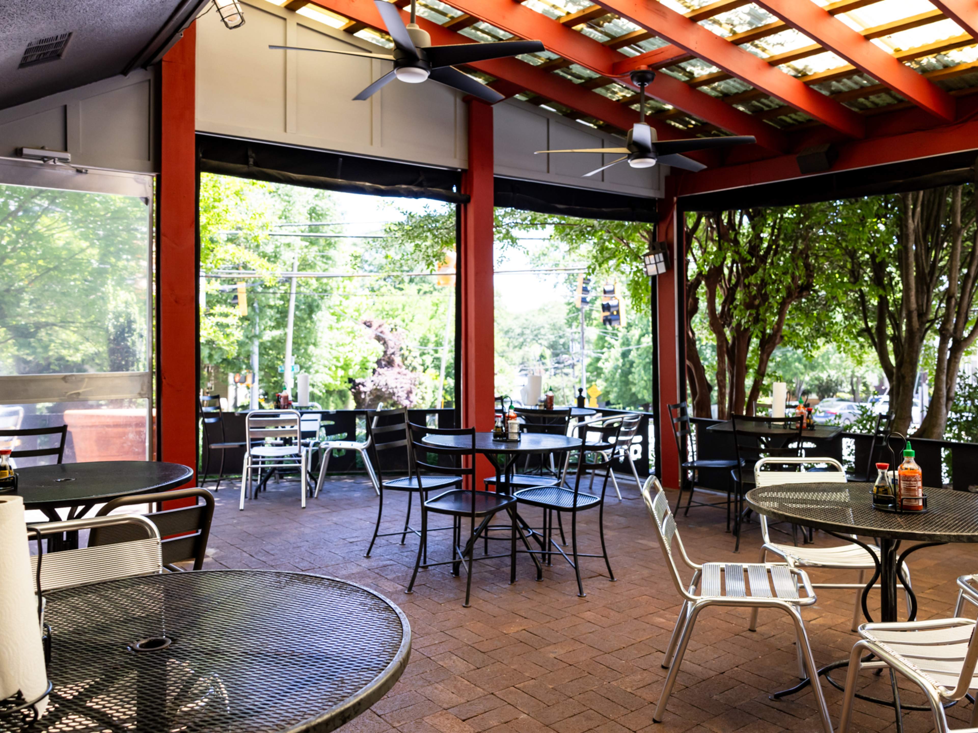 restaurant covered patio