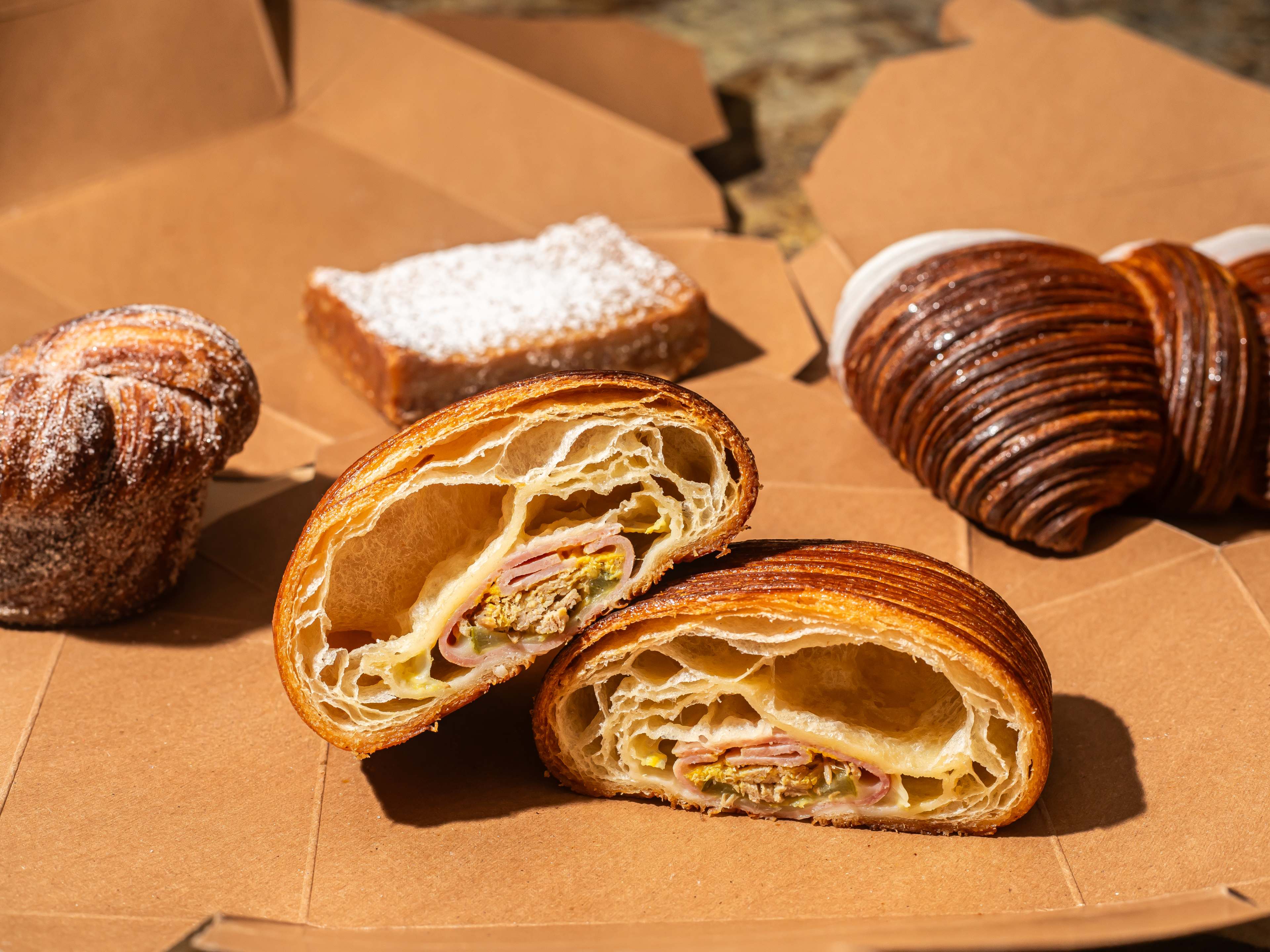 A selection of pastries from Flagler St. Bakery in downtown Miami