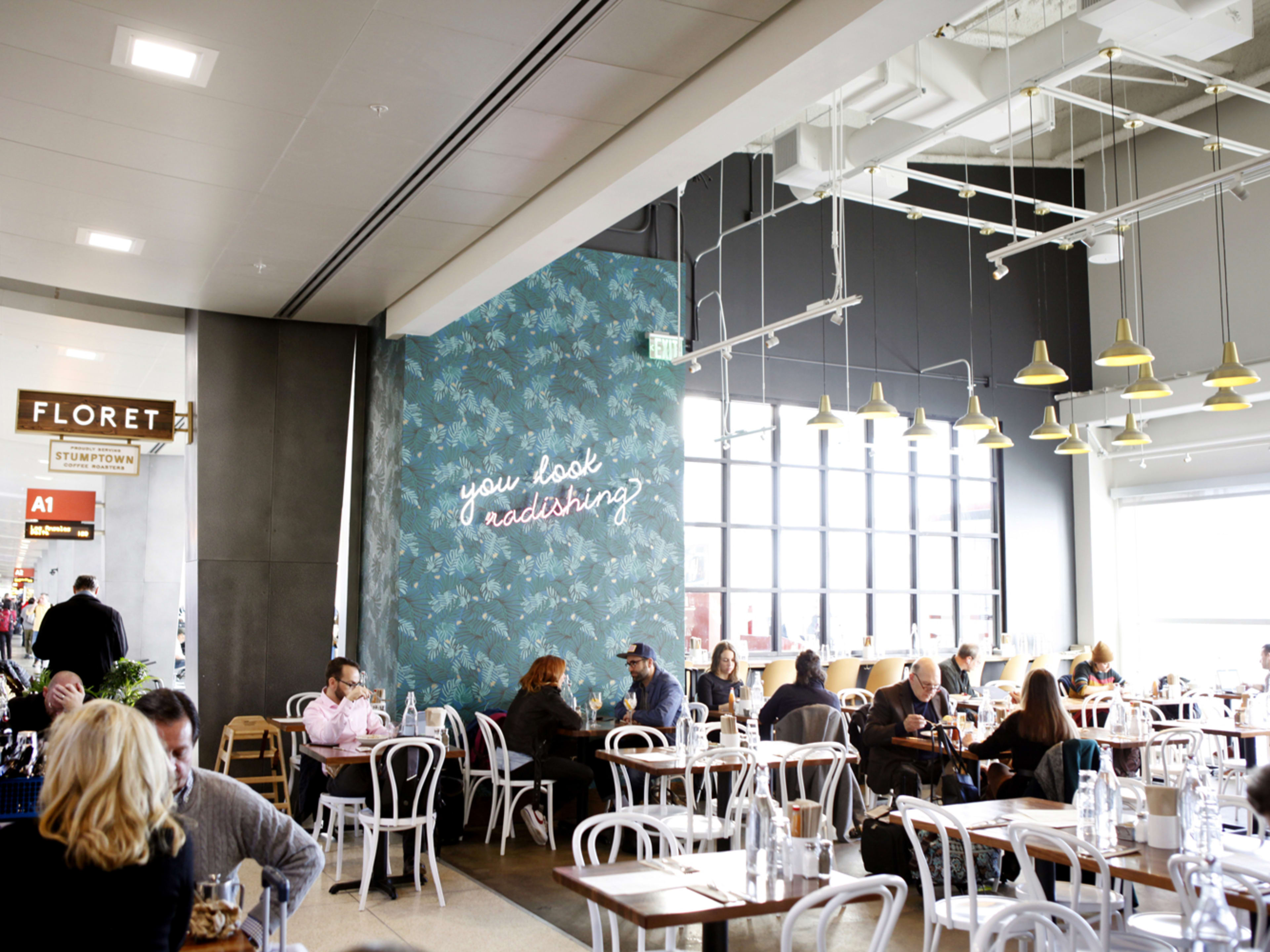 Floret at SeaTac airport interior