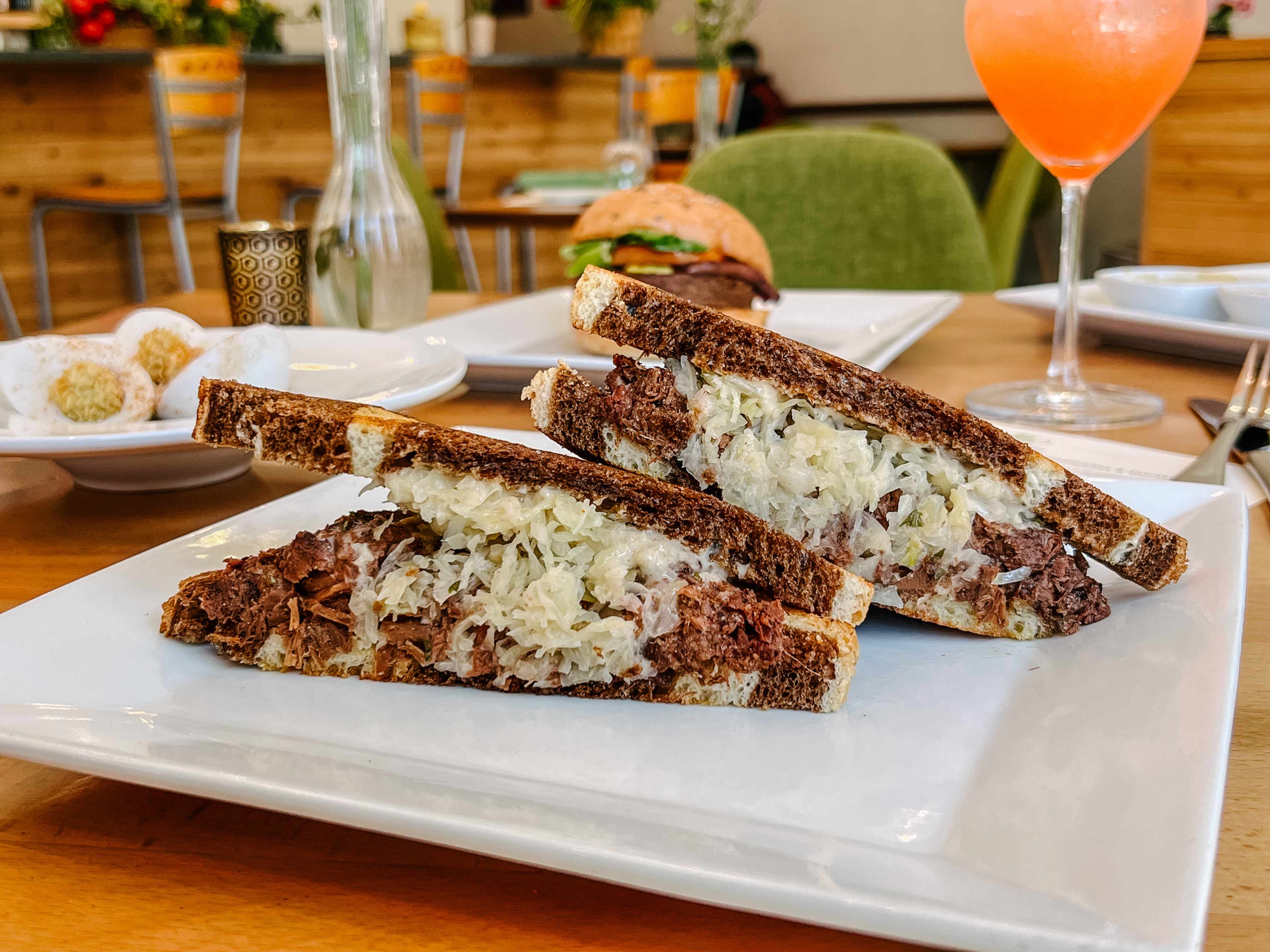 vegan reuben sandwich