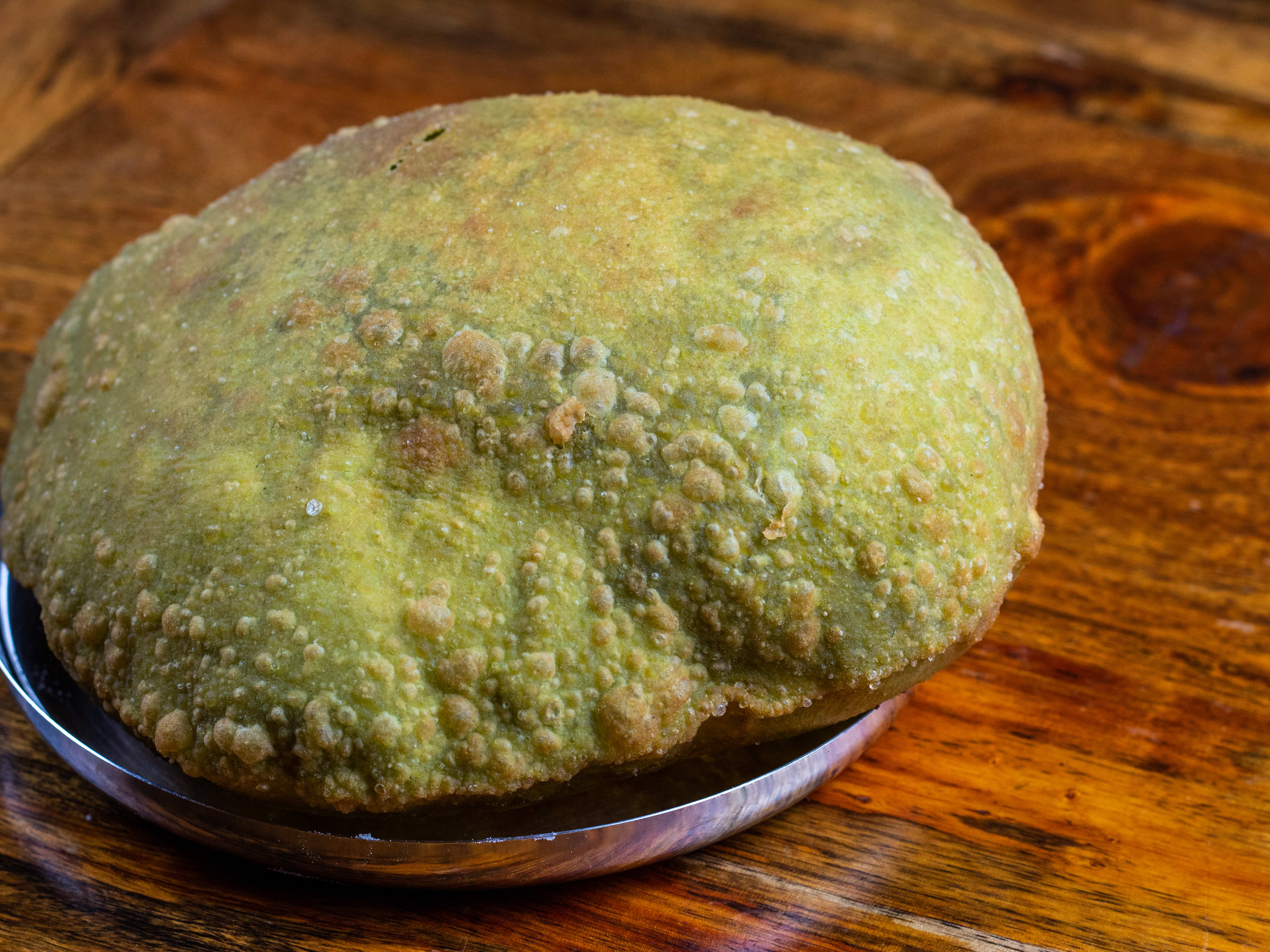 puffy bread made with avocados