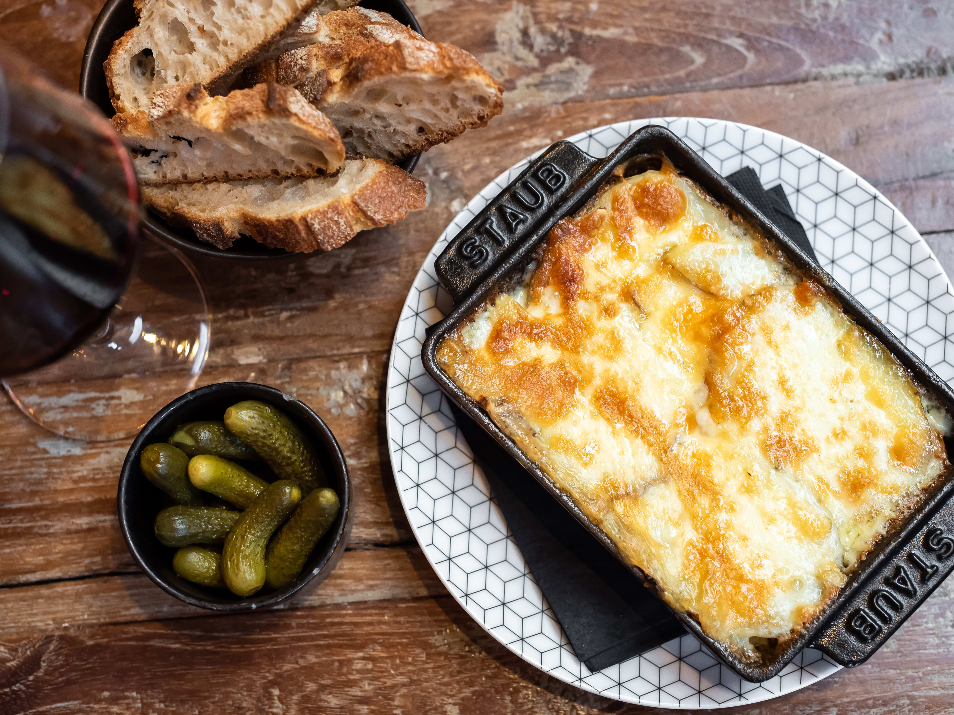 The raclette at The Lady Of The Grapes.