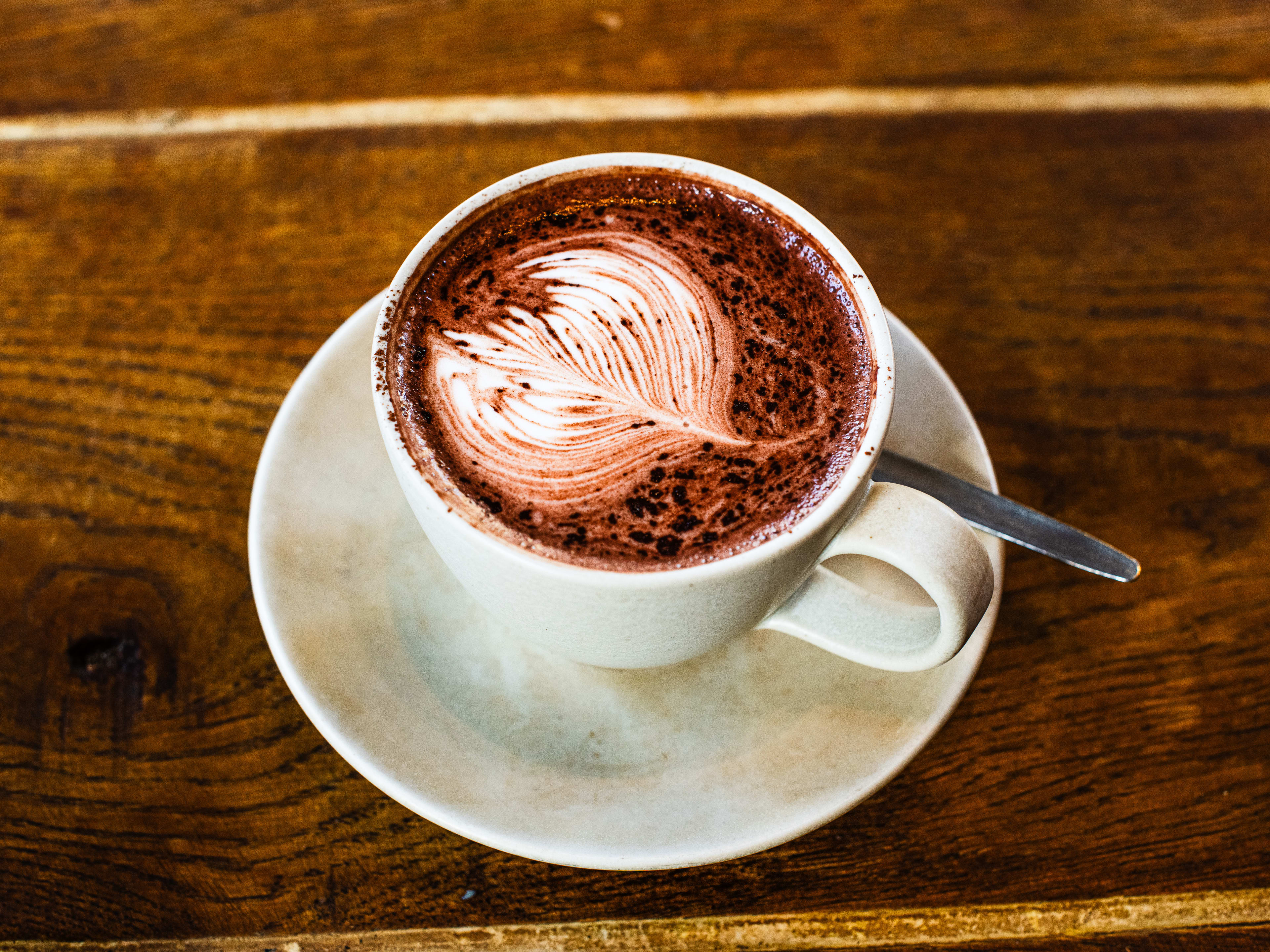 A hot chocolate from Gladwell’s Deli & Grocery.