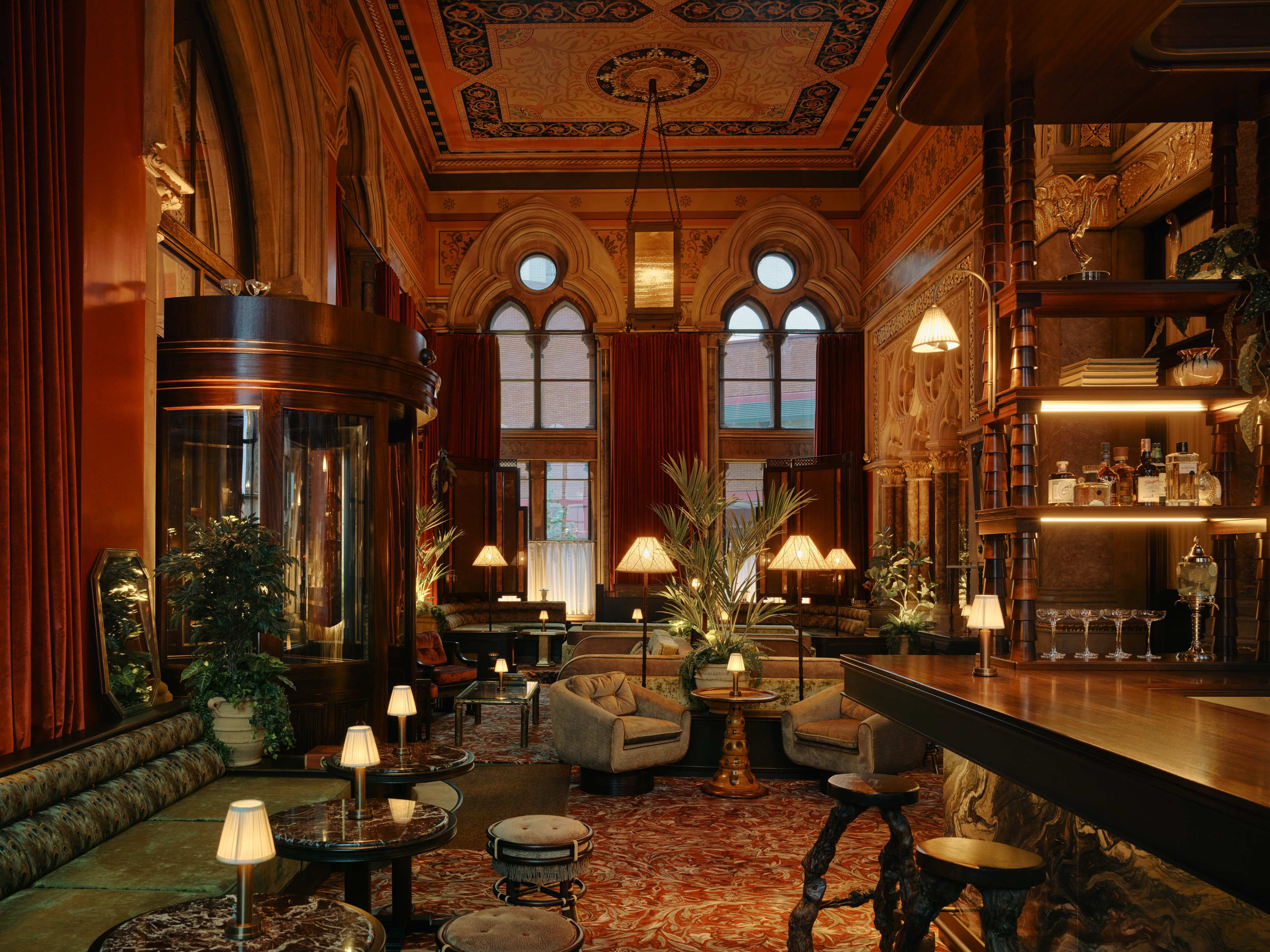 The gothic bar from The Midland Grand Dining Room.