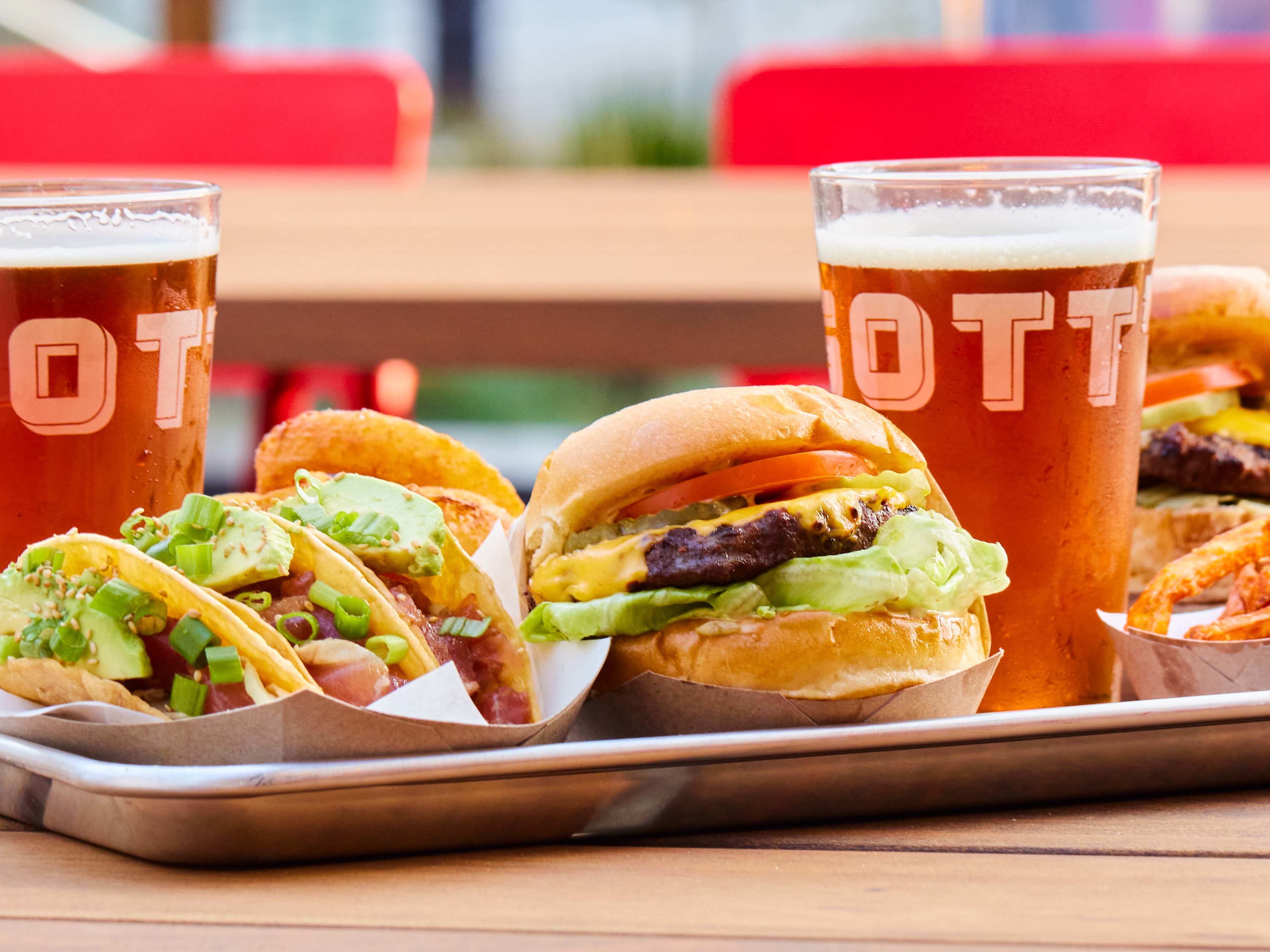 Burgers, tacos, and beer at Gott's