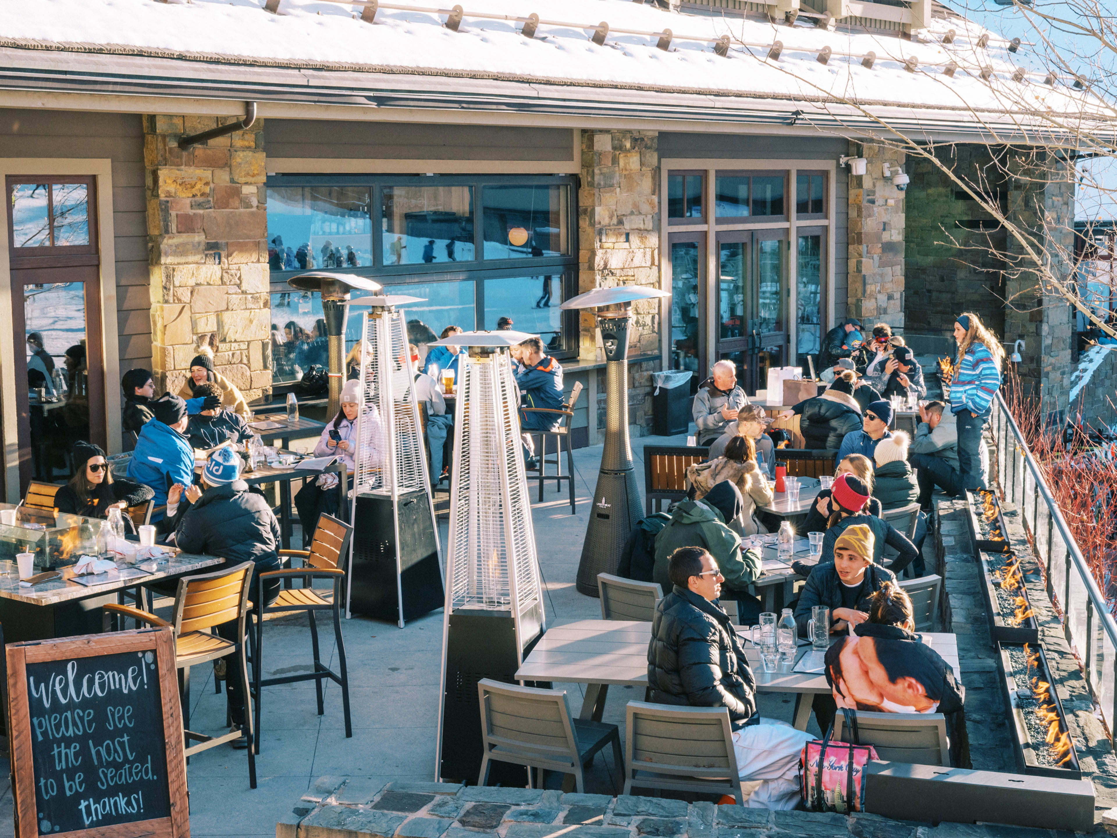 Patio at The Handle Bar