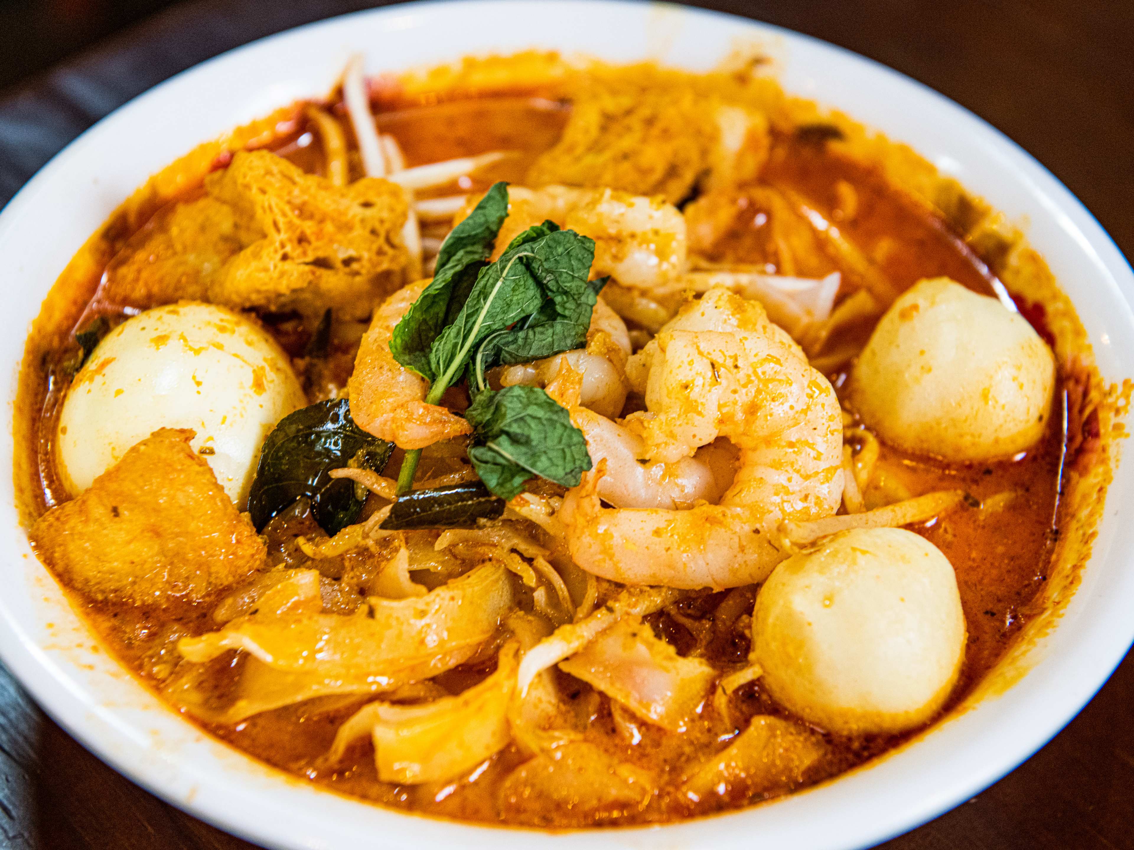 The curry laksa from Hawker's Kitchen.