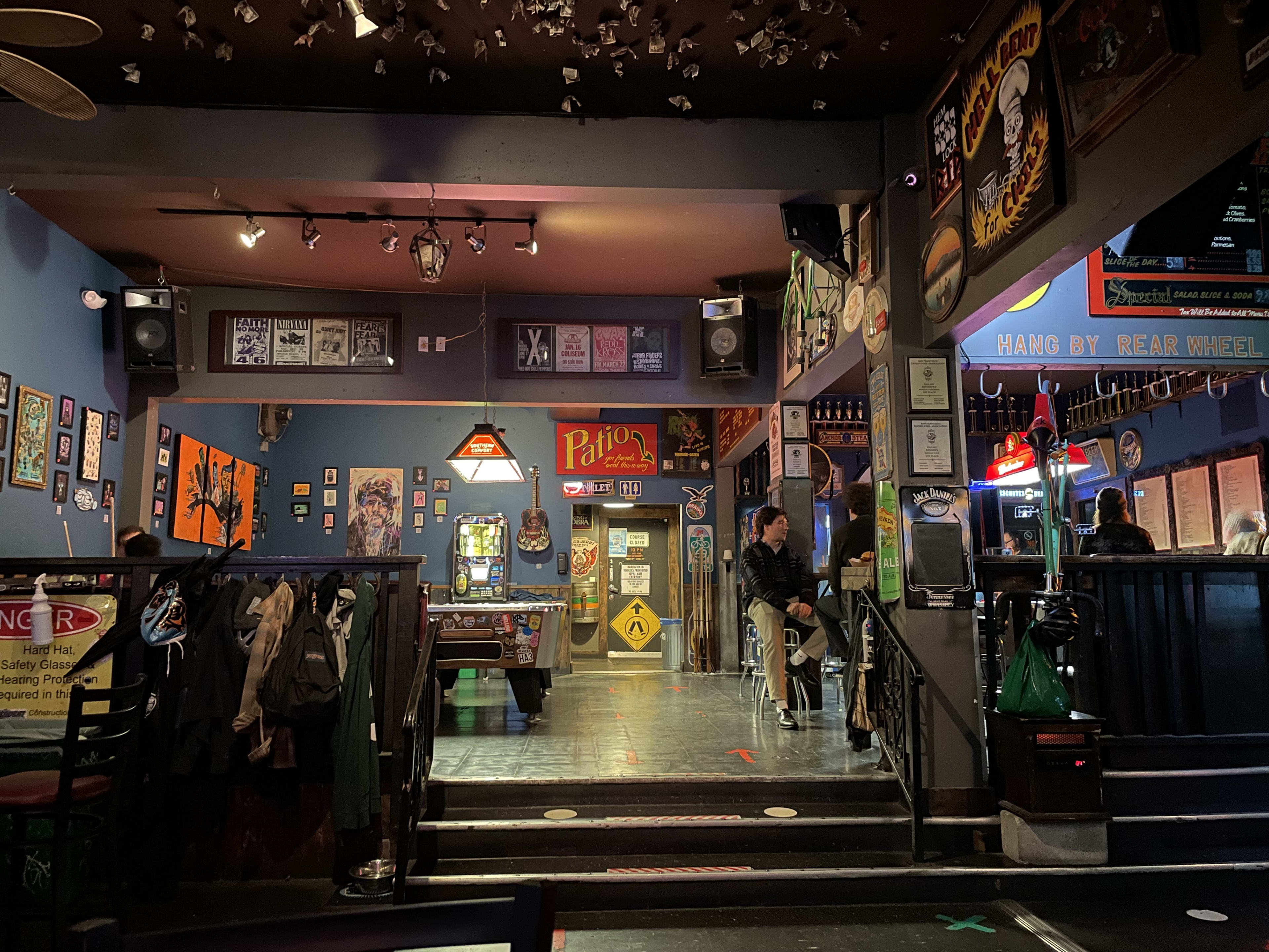 The interior at Bender's Bar & Grill