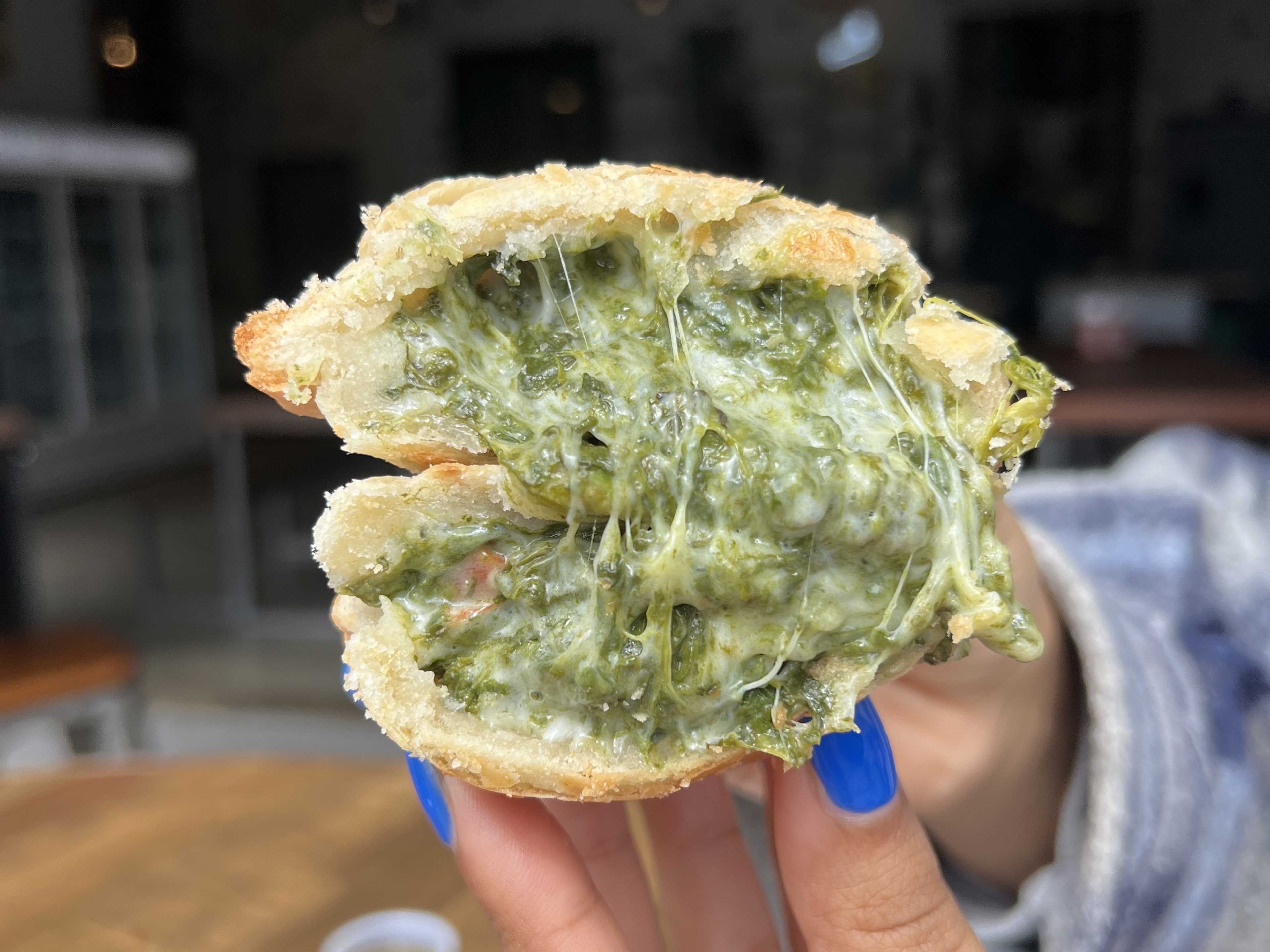 spinach empanada from Maria Luisa Empanadas