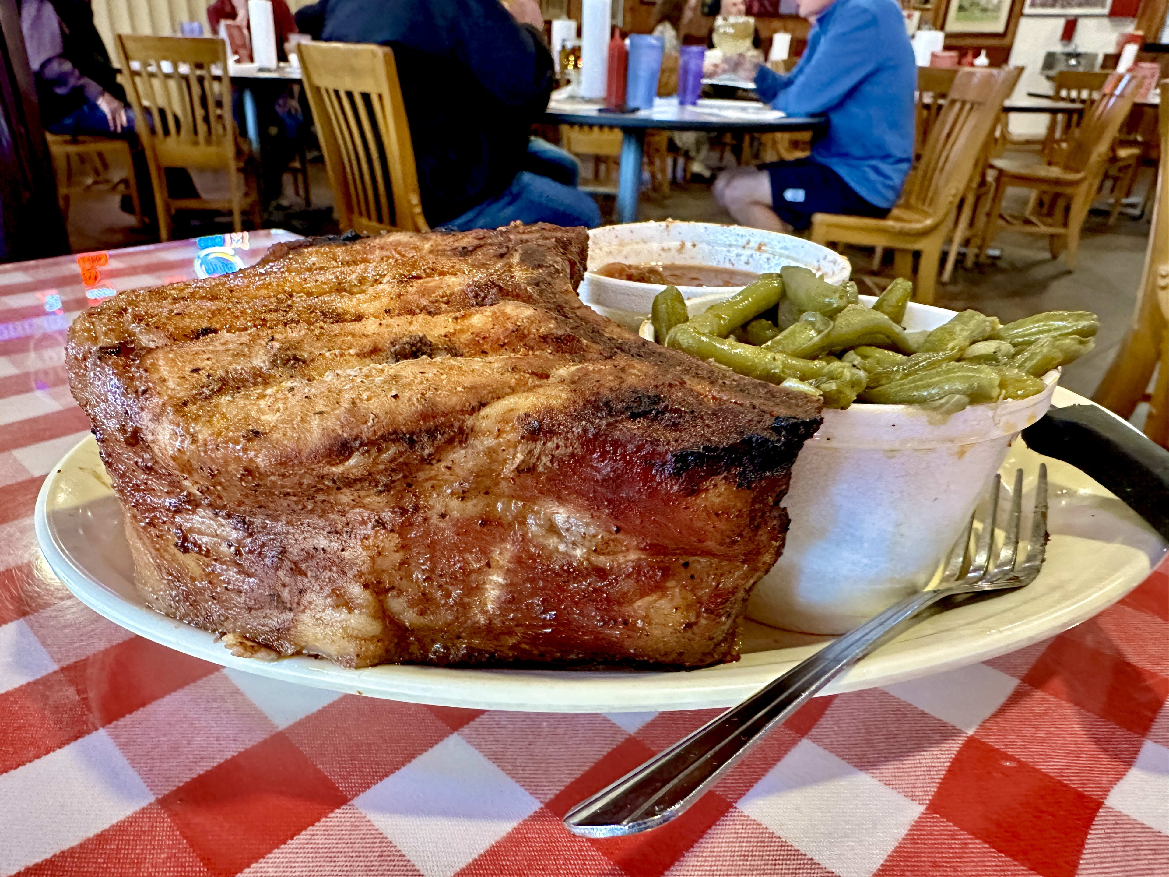 The pork chop at Sammie's