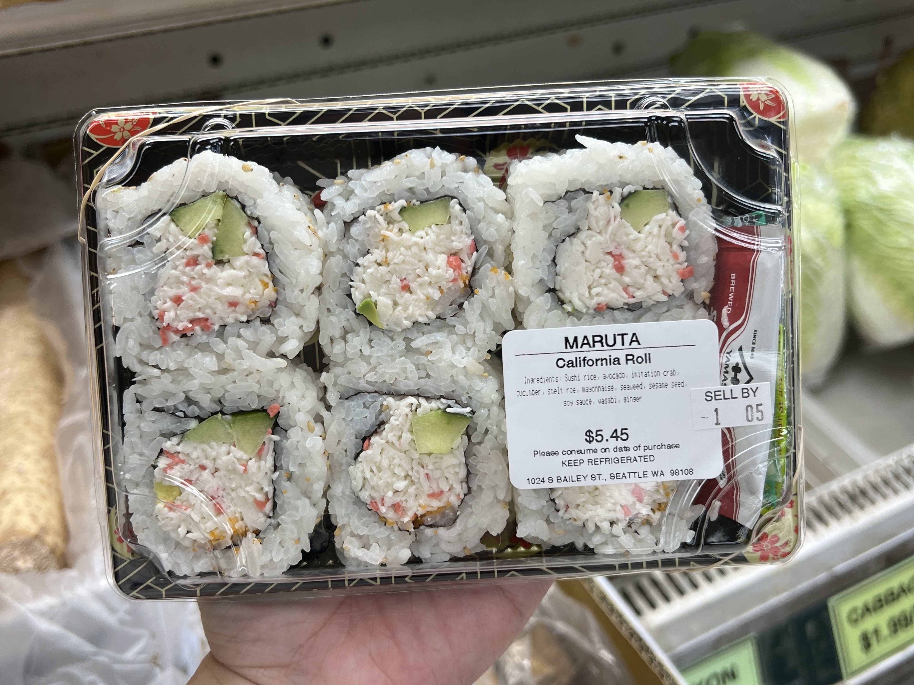 California roll from Maruta Shoten