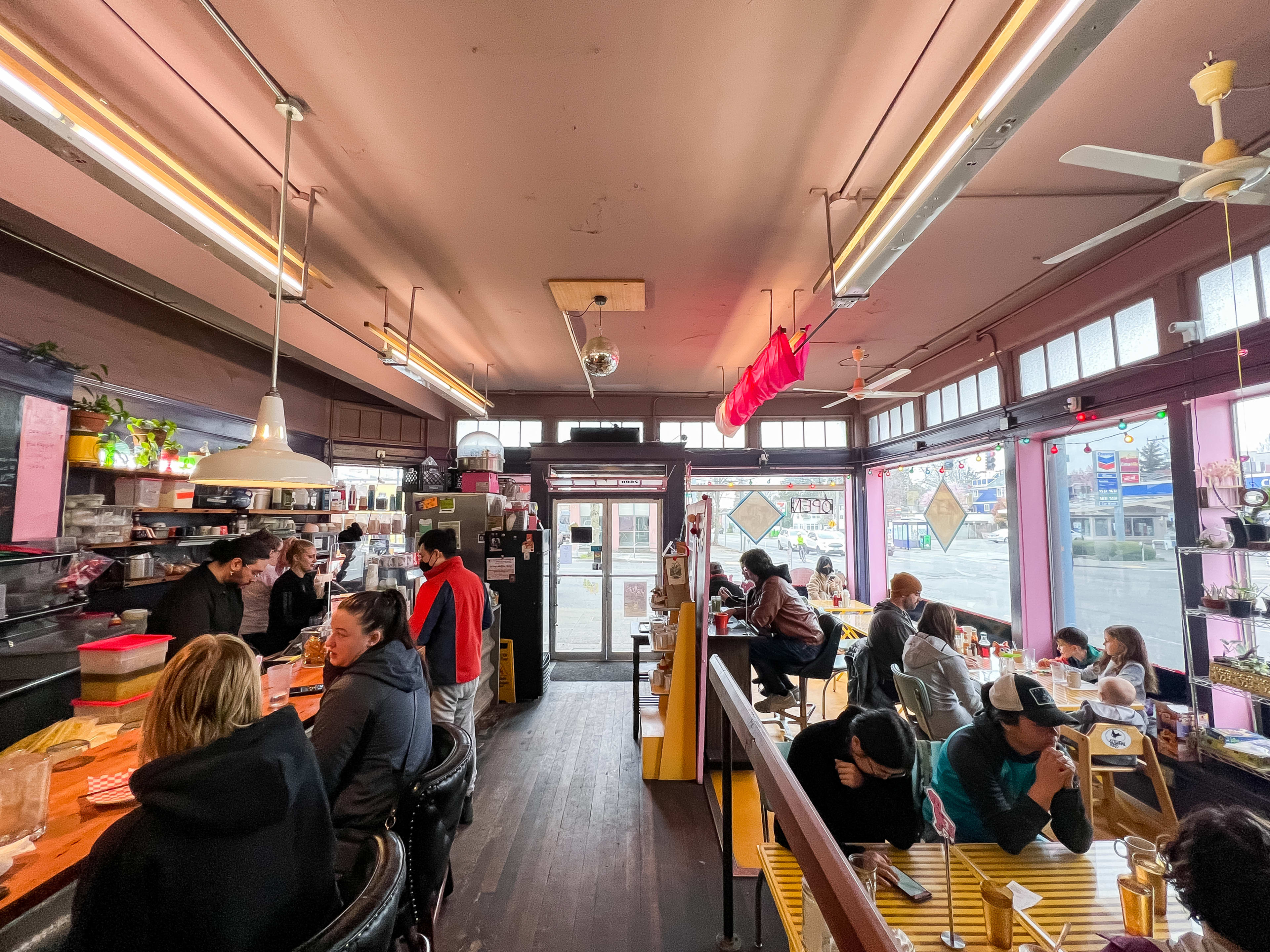 interior of Bebop Waffles