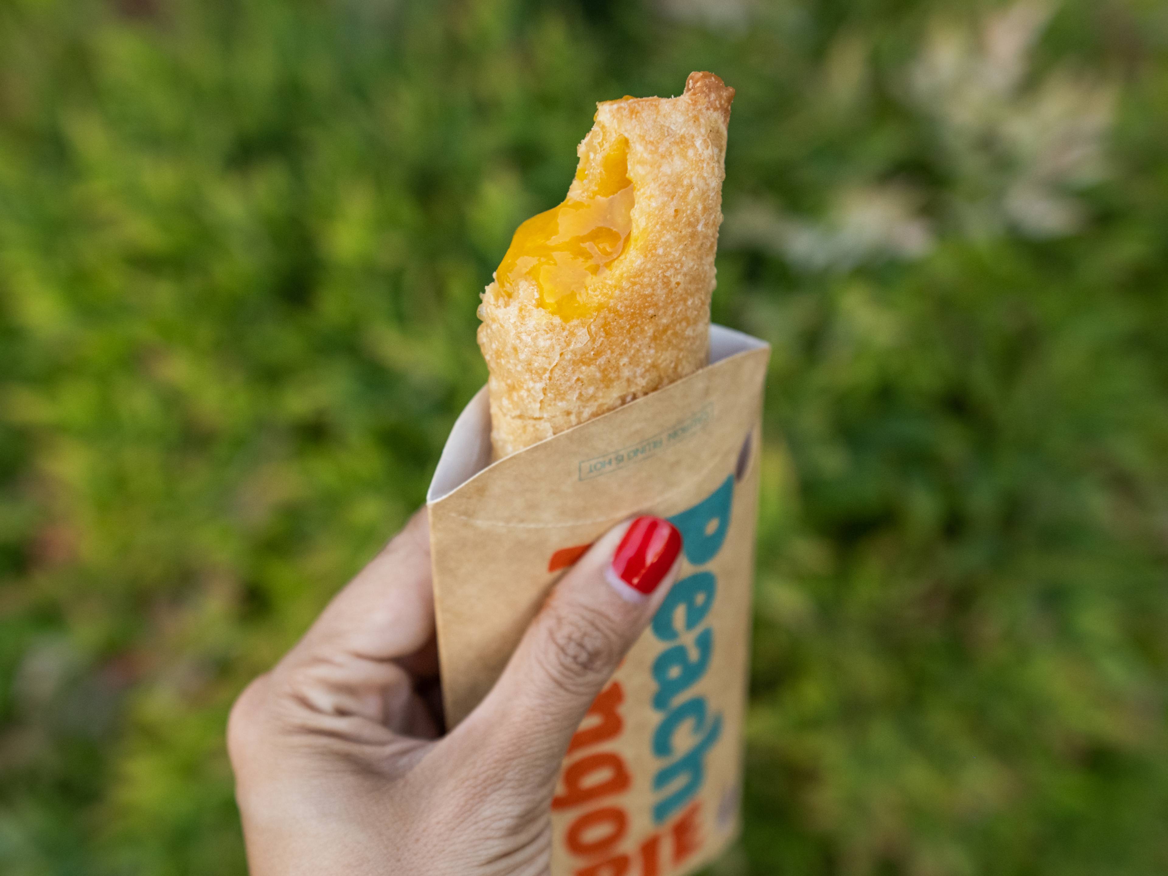 The peach mango hand-pie from Jollibee.