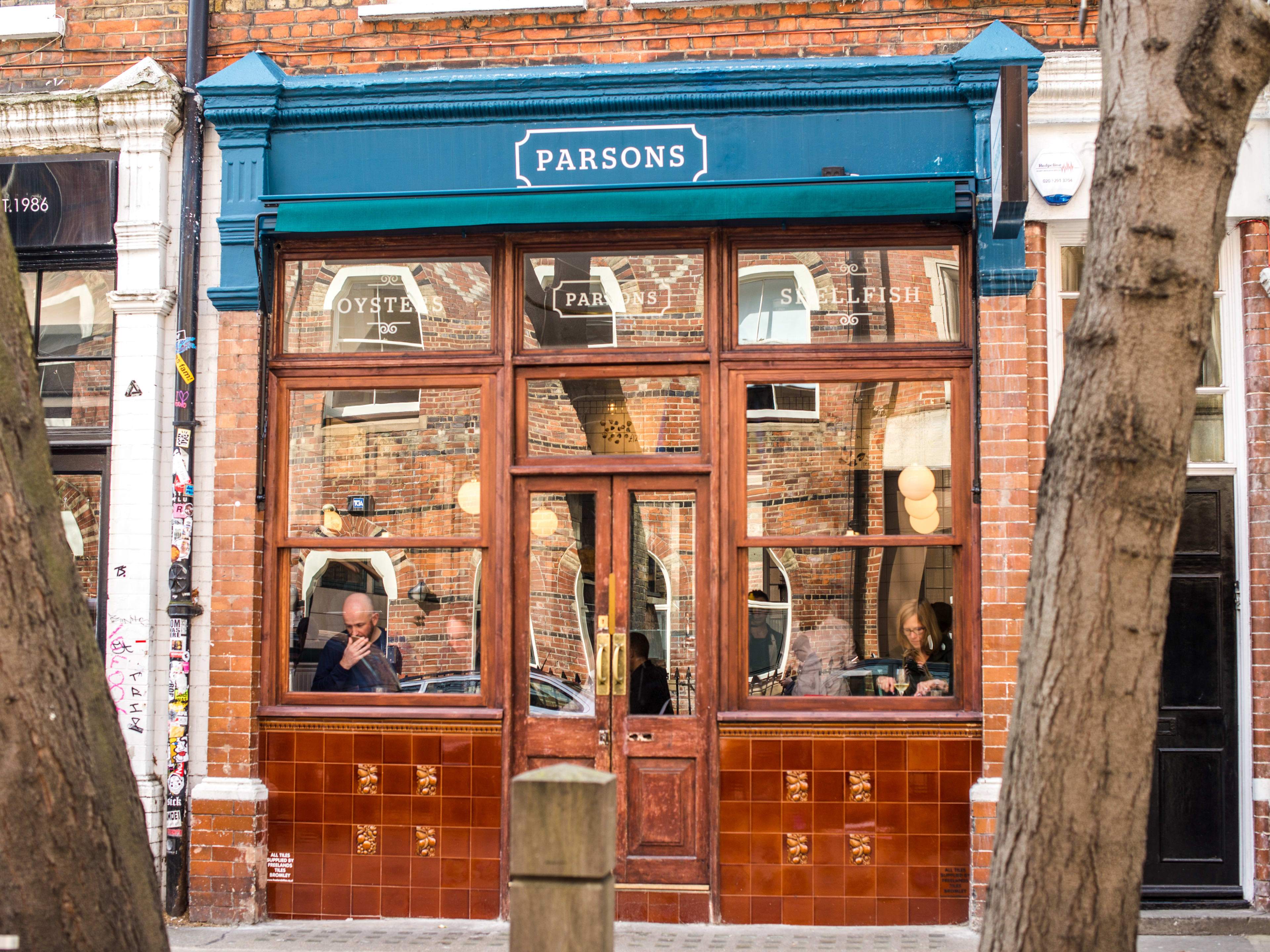 The exteriors of Parson's.