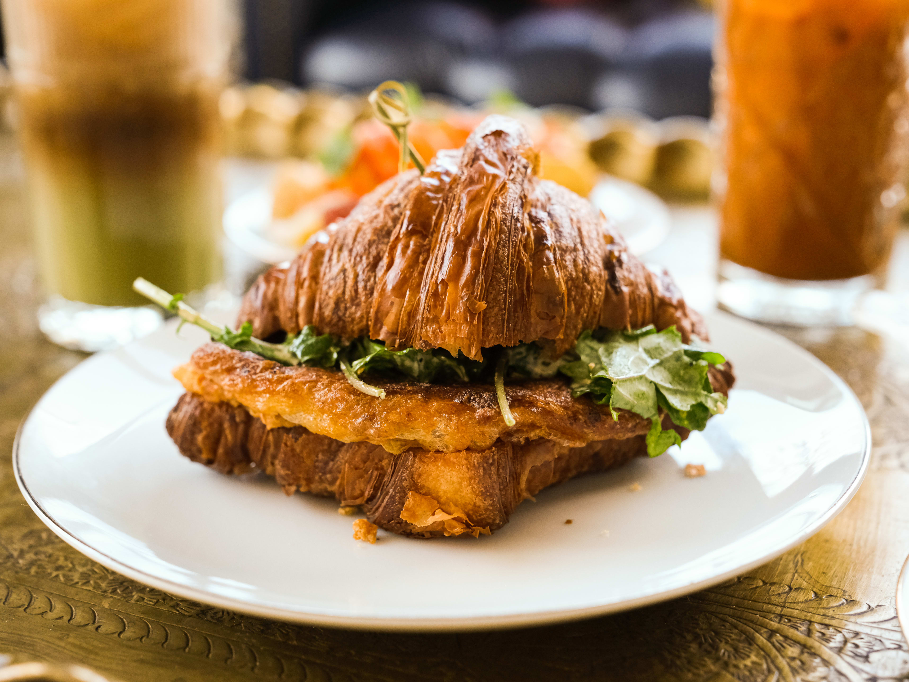 A Thai omelette croissant from Koffeteria.