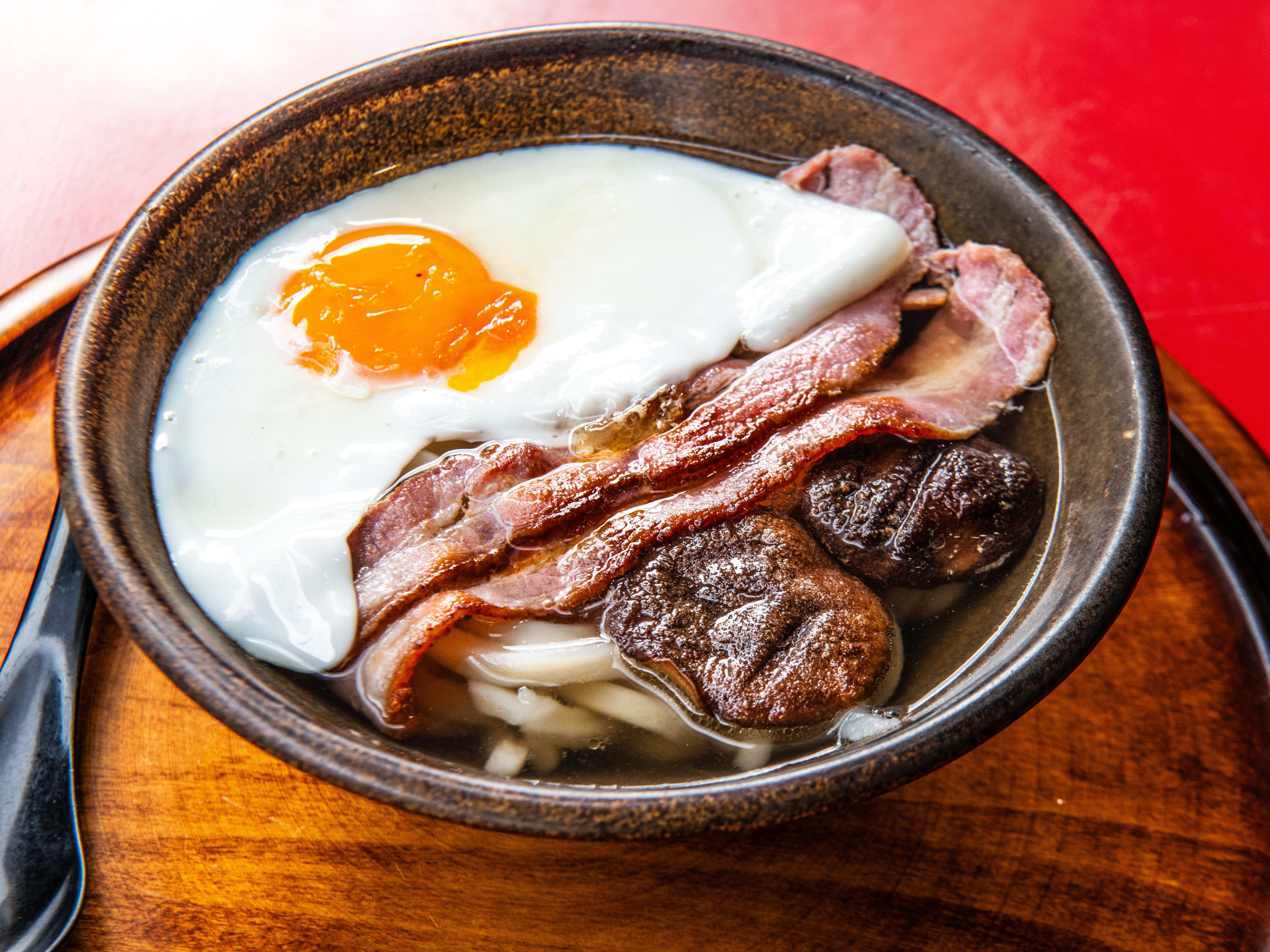 The English breakfast udon from Koya Soho.