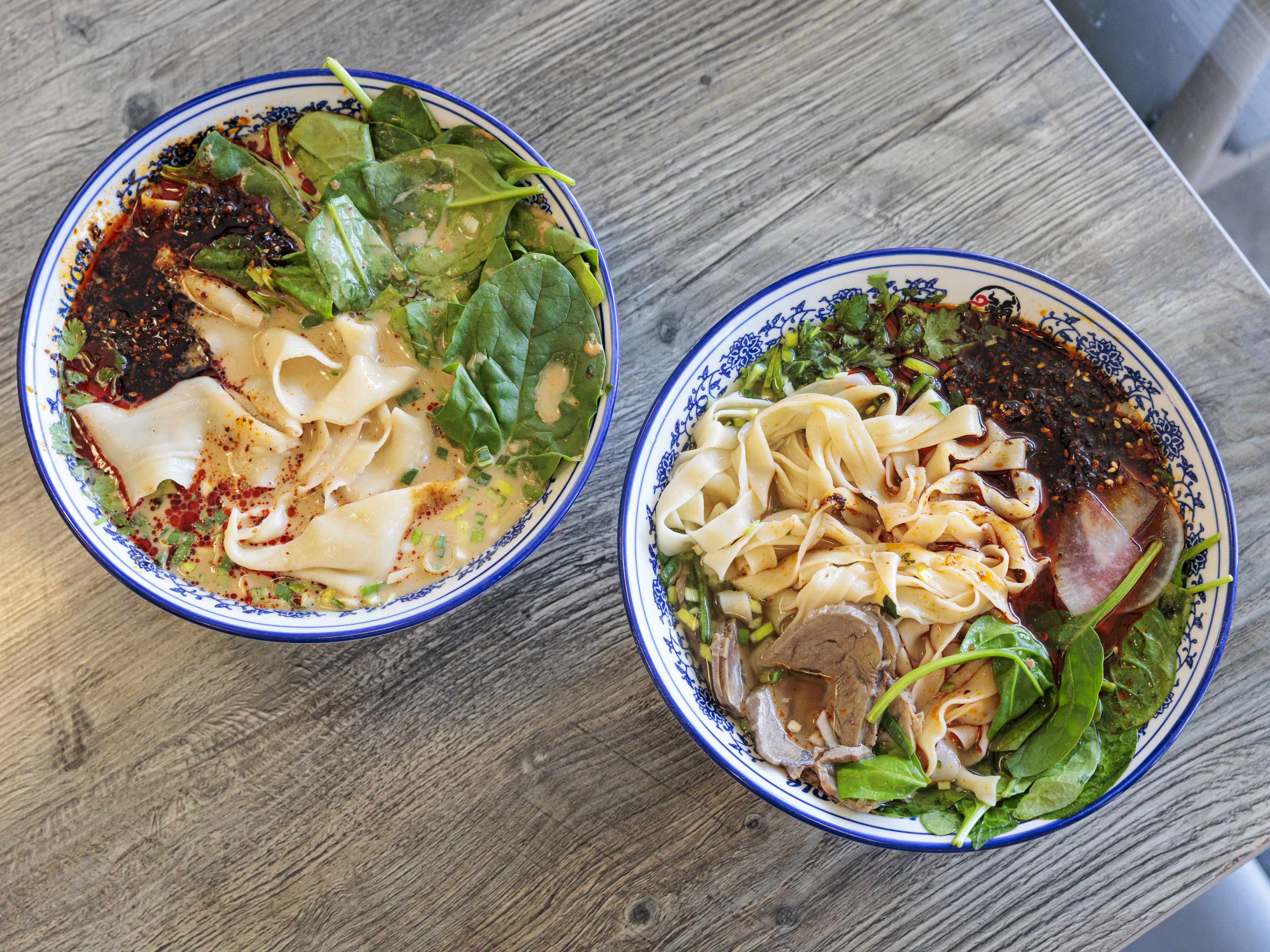 Hand-pulled noodle bowls