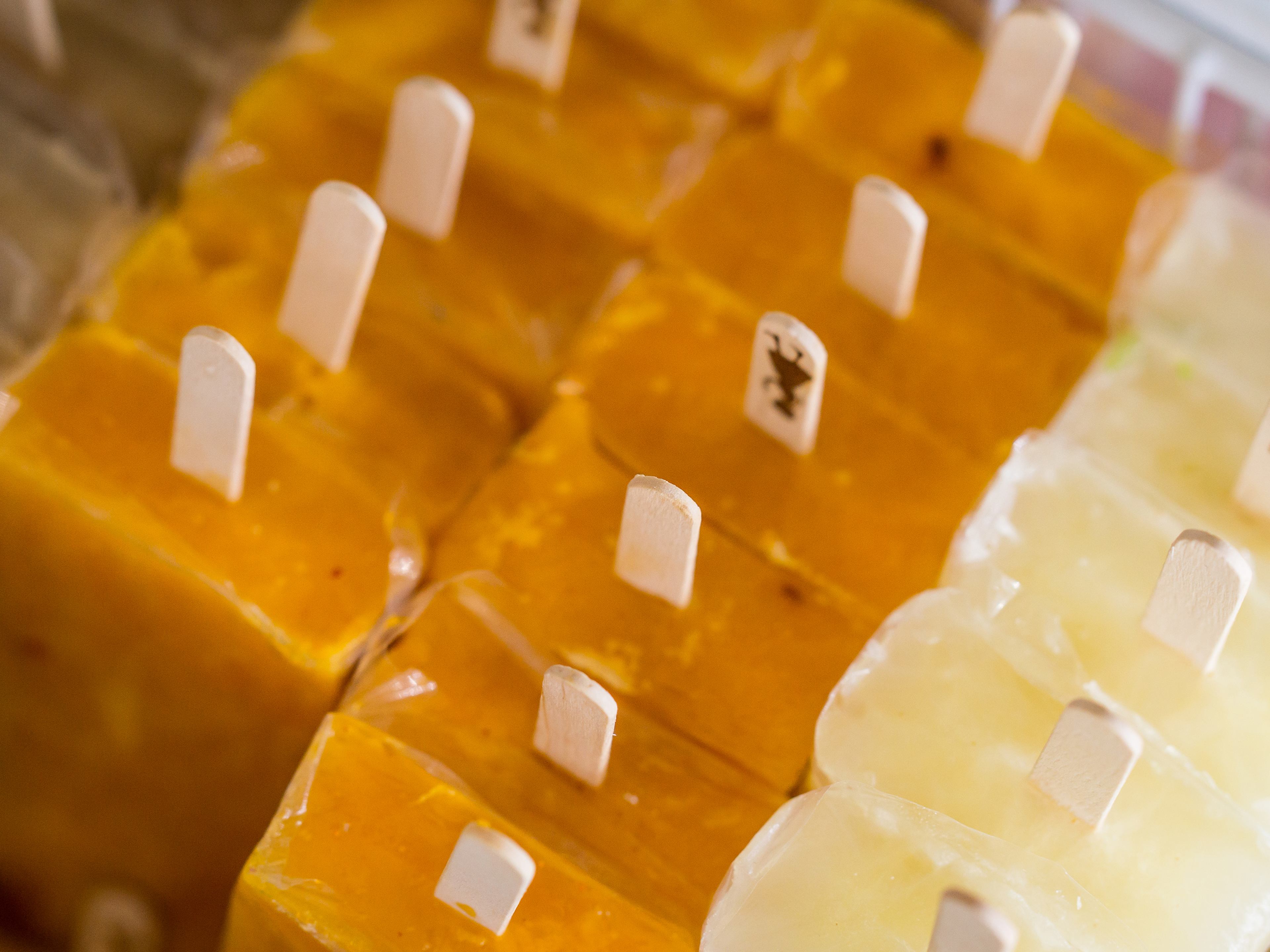 rows of paletas