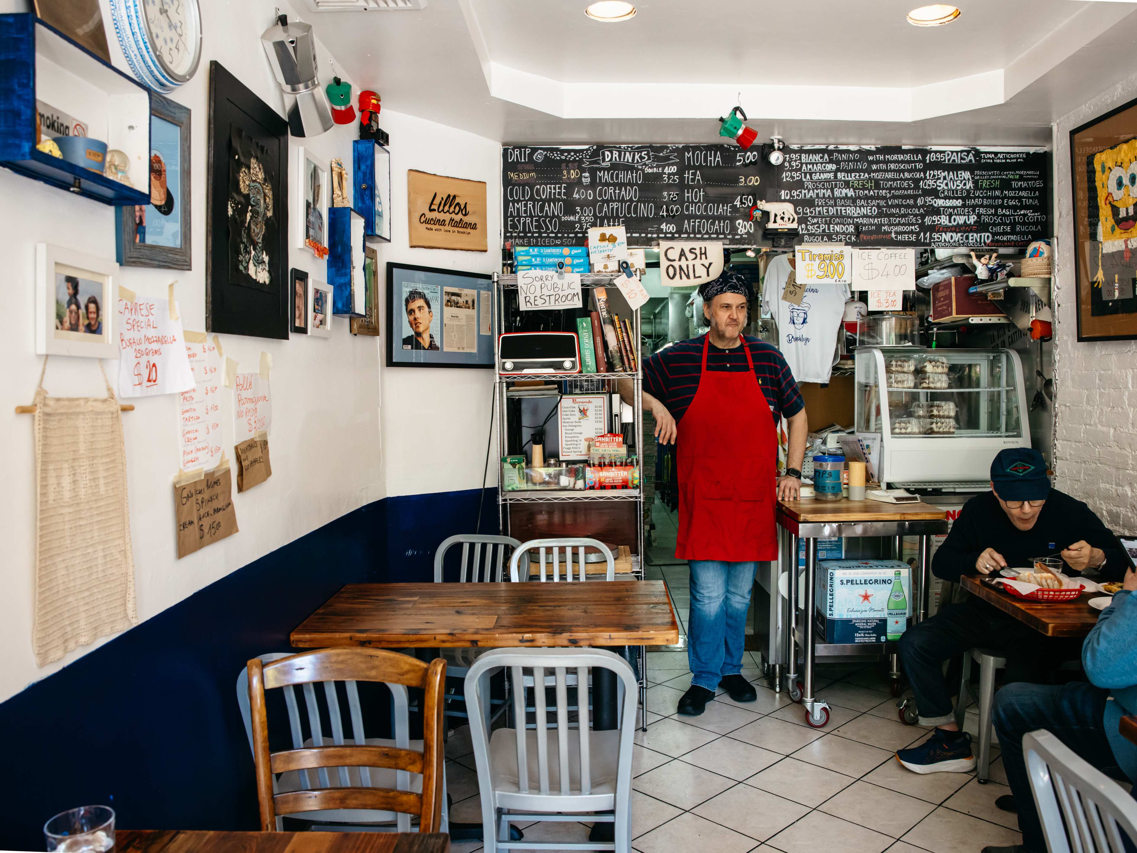 The interior of Lillo Cucina.