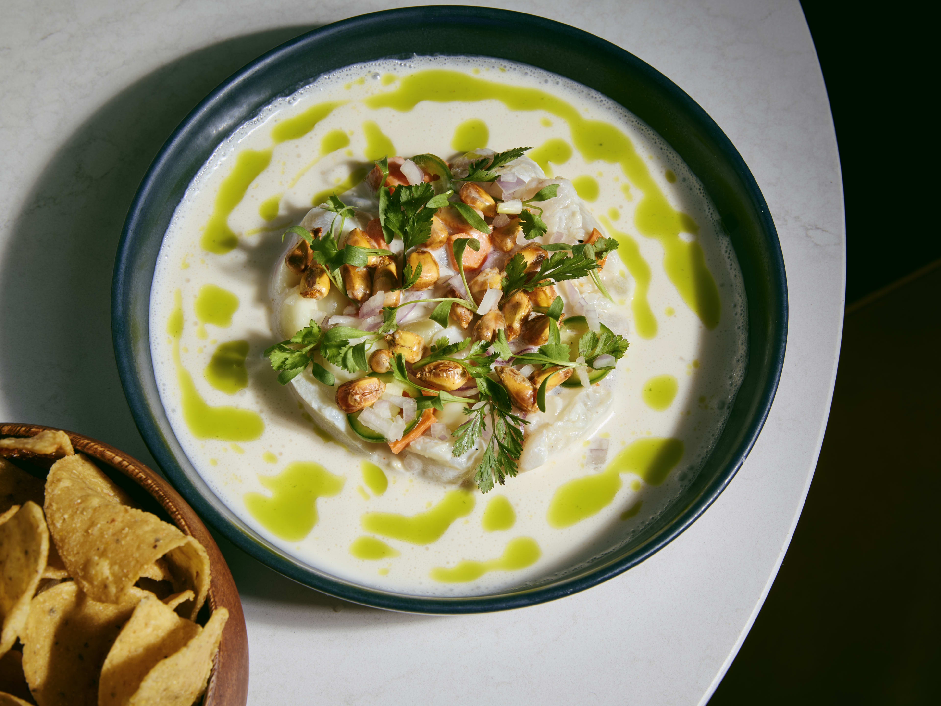 A plate of ceviche at Cavaña.