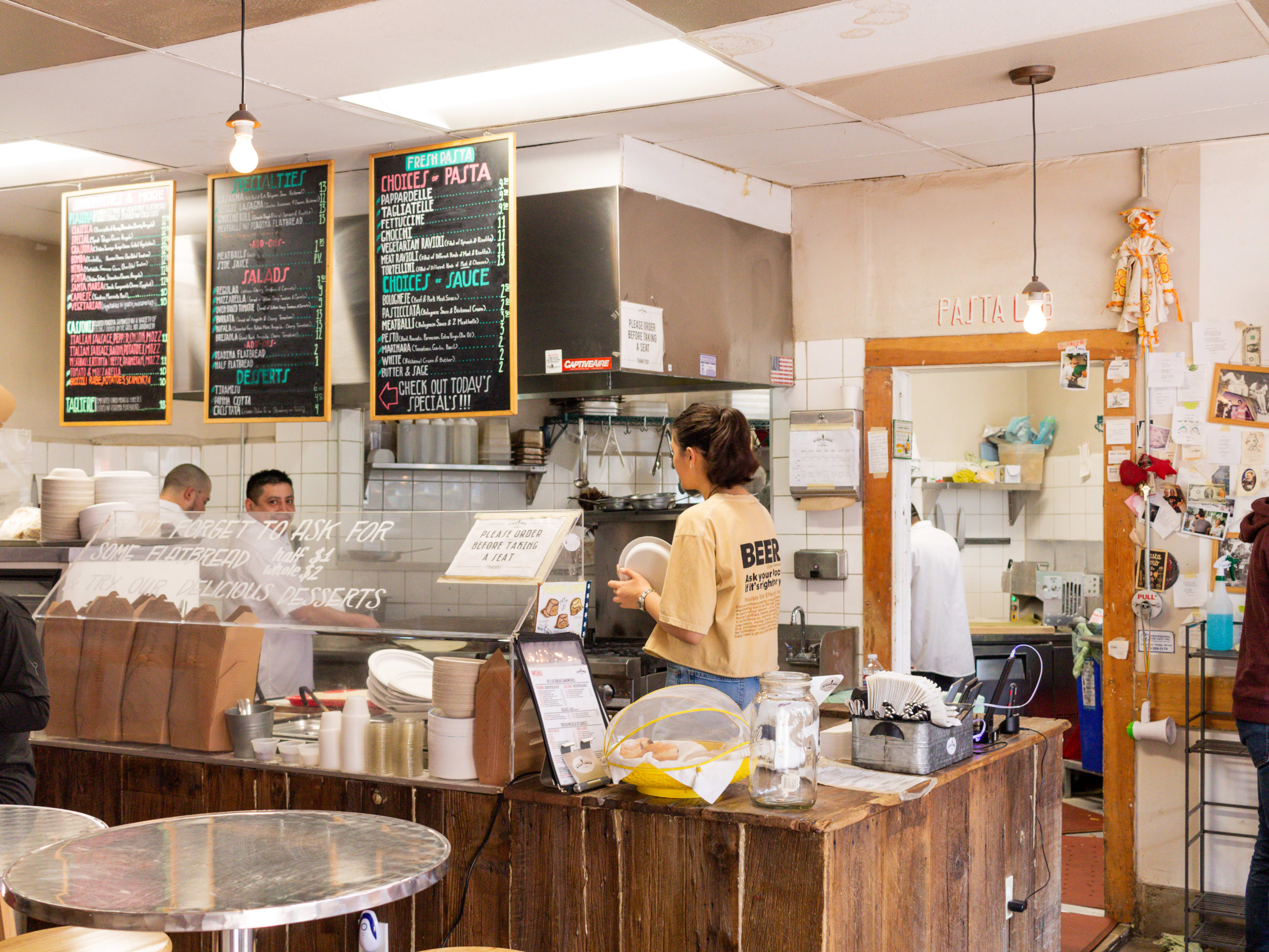 The ordering counter at The Italian Homemade Company