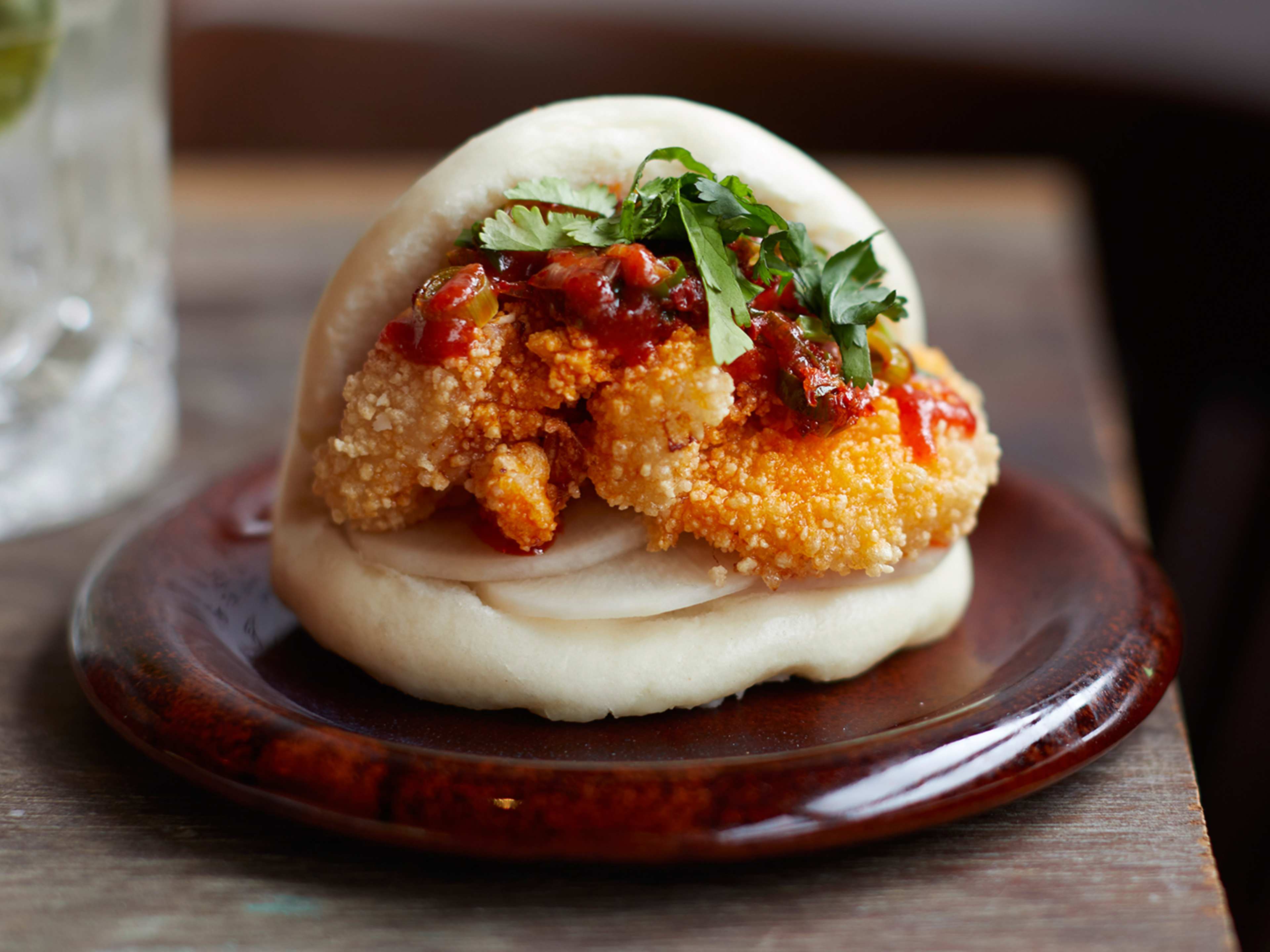 The drunken prawn bao from Master Bao Stratford