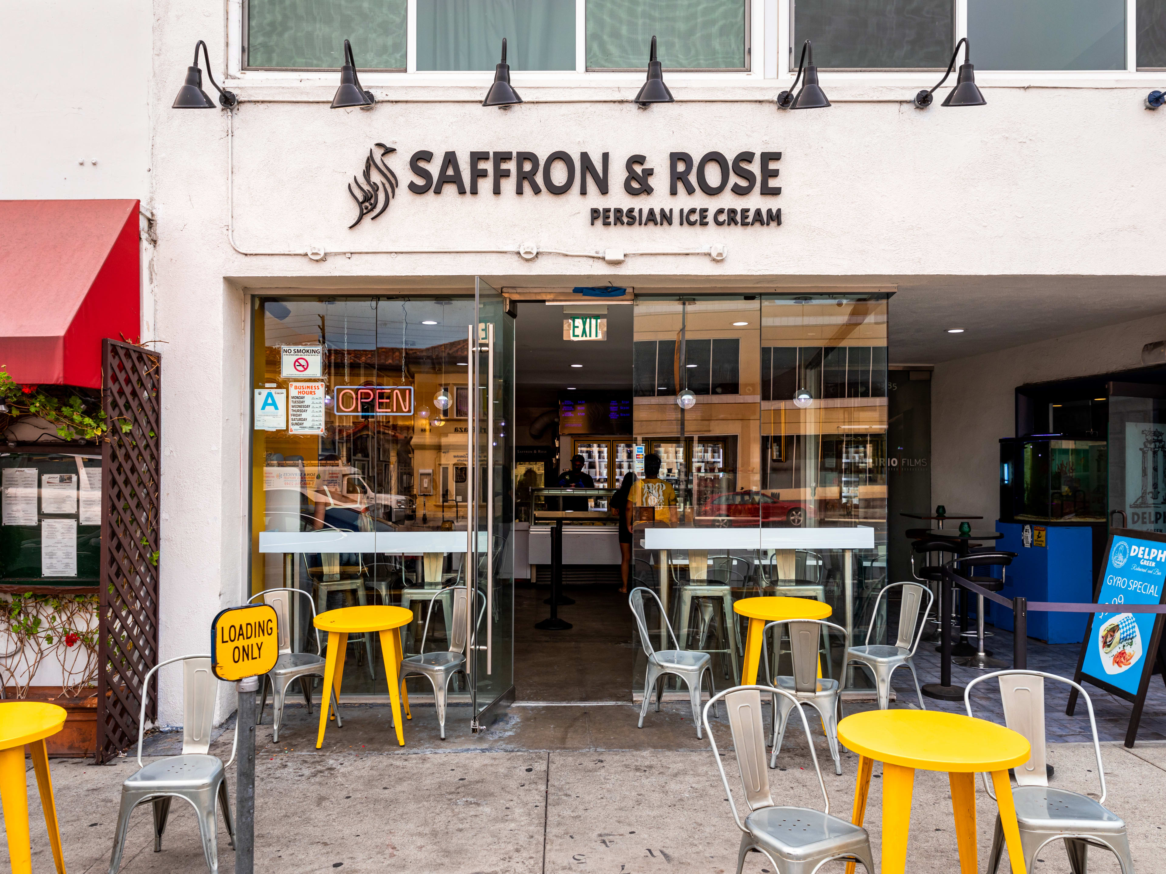 Saffron & Rose Ice Cream image