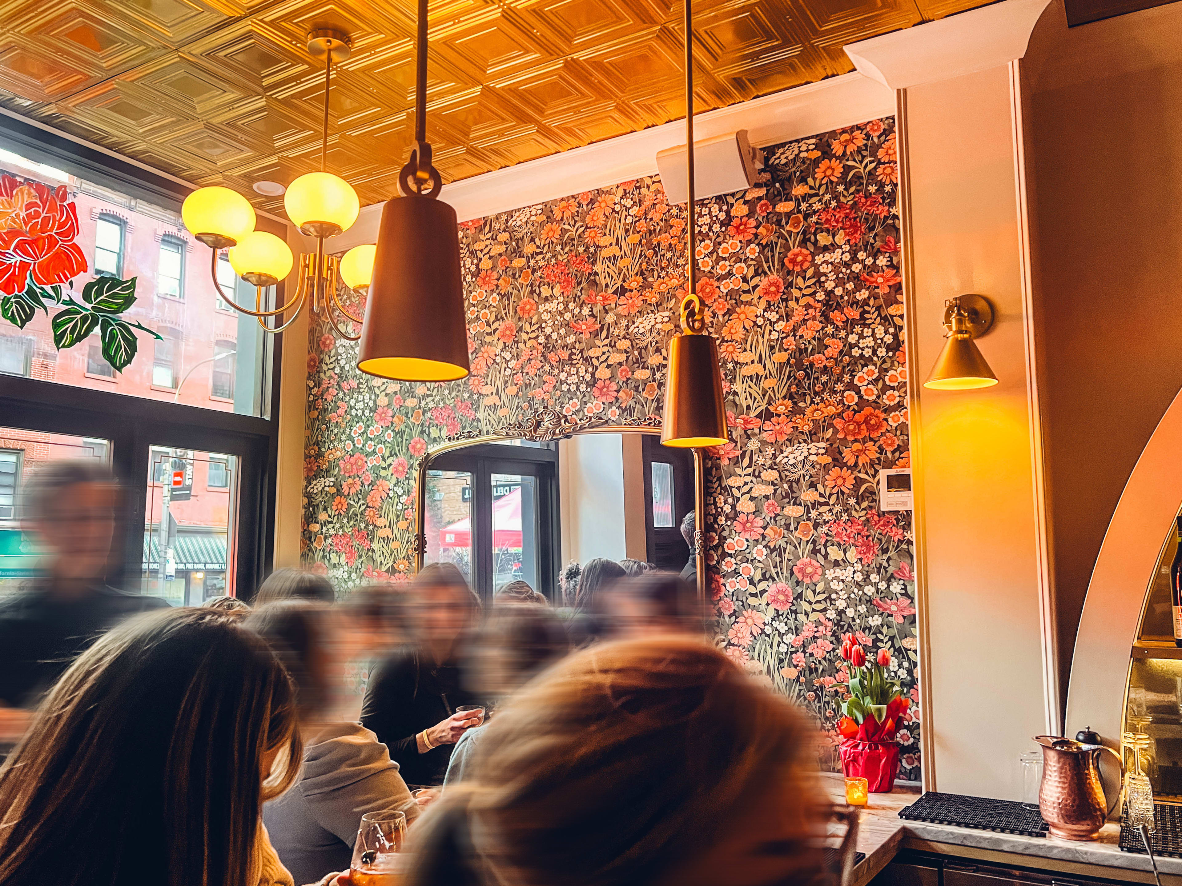 The interior of Bar Louise.